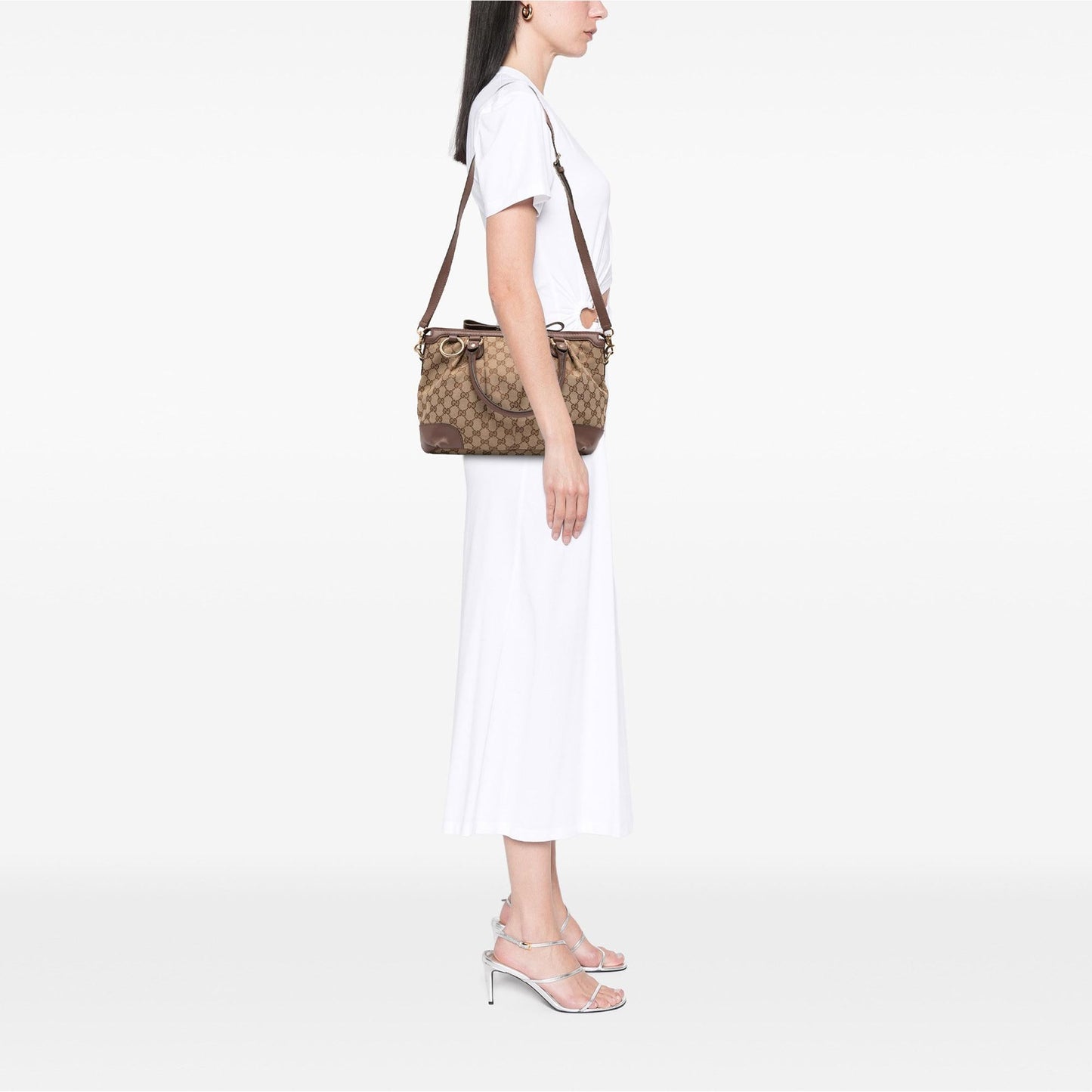 Gucci GG Canvas Sukey Satchel