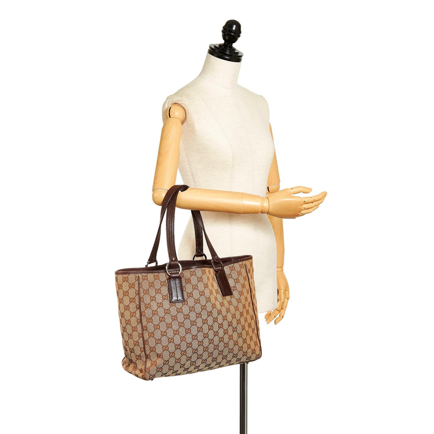 Gucci GG Canvas Tote Bag (SHG-33809)