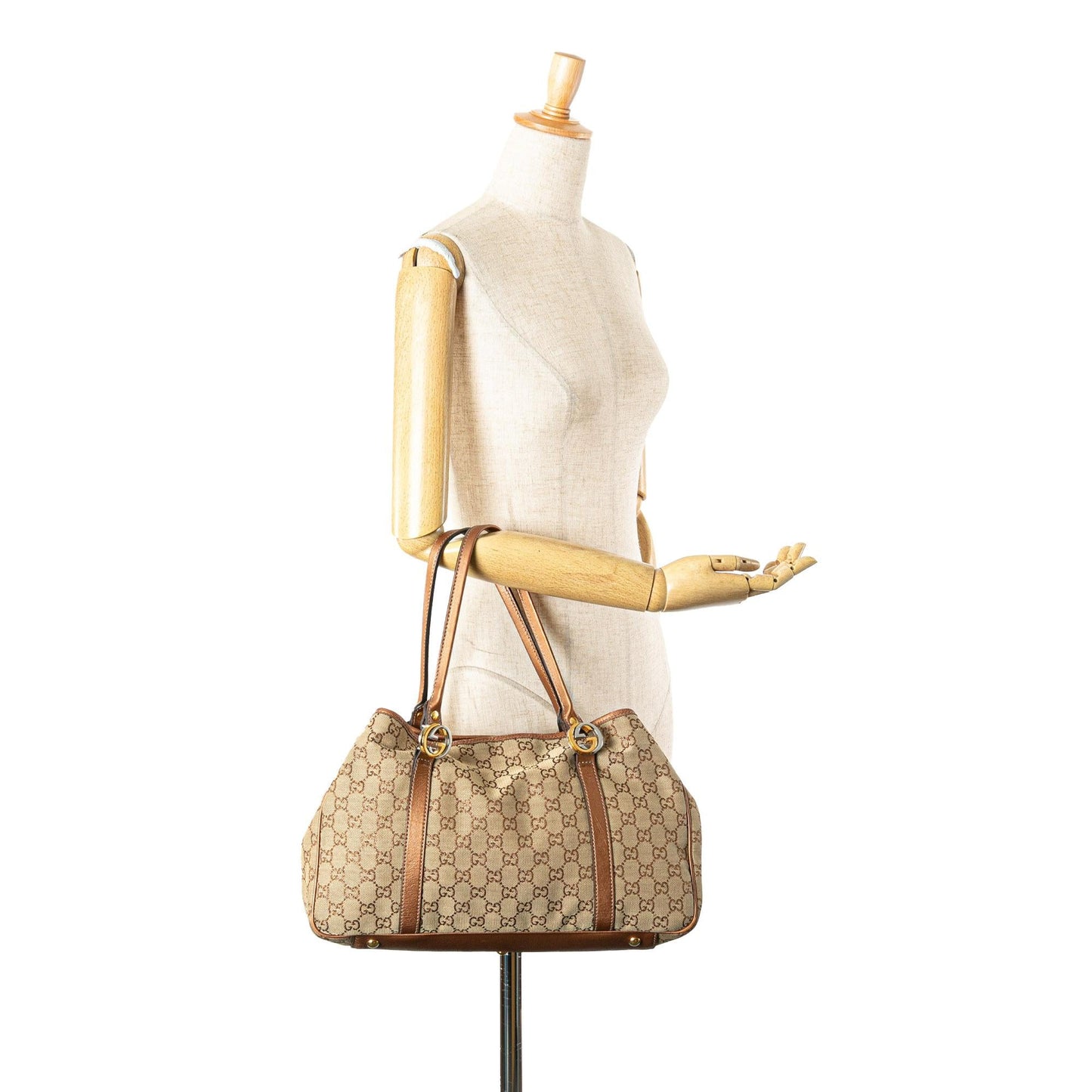 Gucci GG Canvas Twins Tote