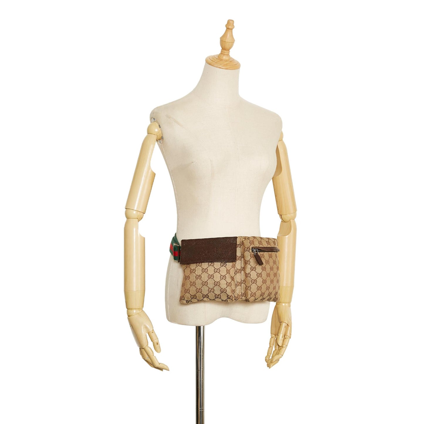 Gucci GG Canvas Web Belt Bag (SHG-6Kyxfy)