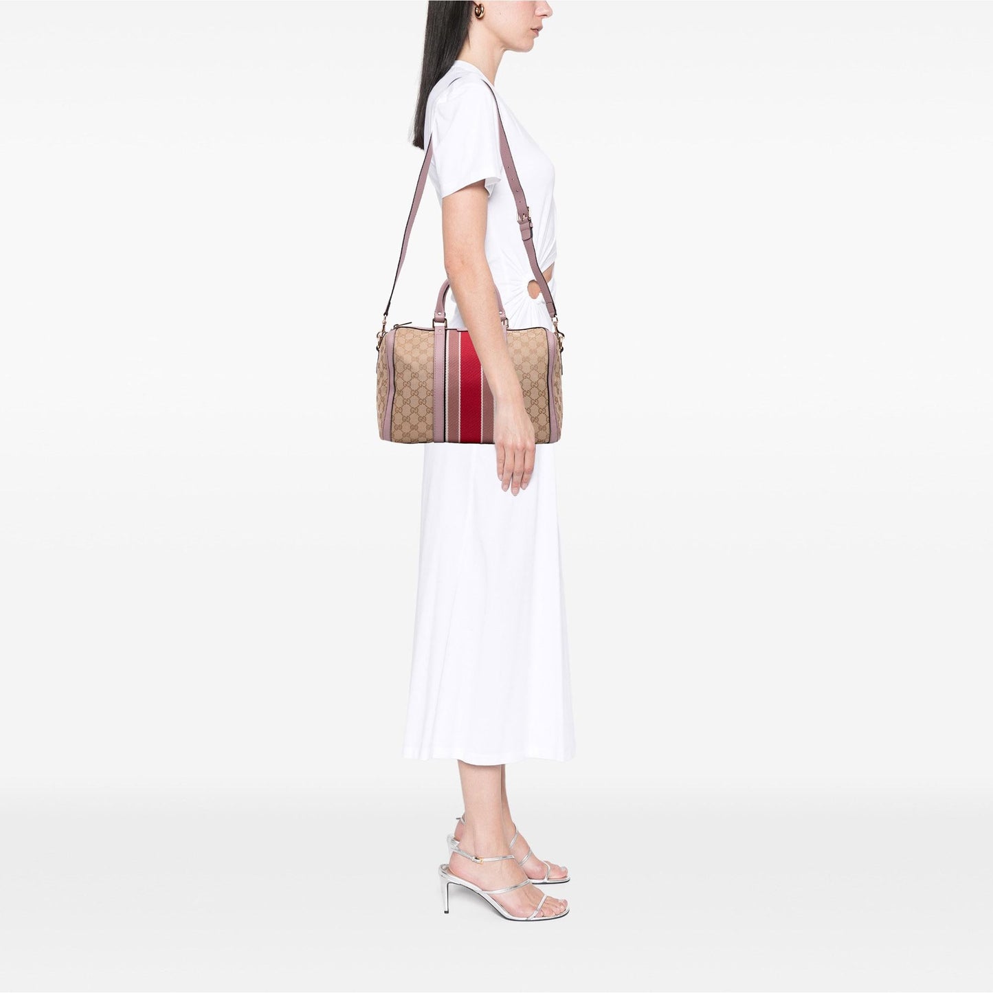 Gucci GG Canvas Web Joy Boston Bag
