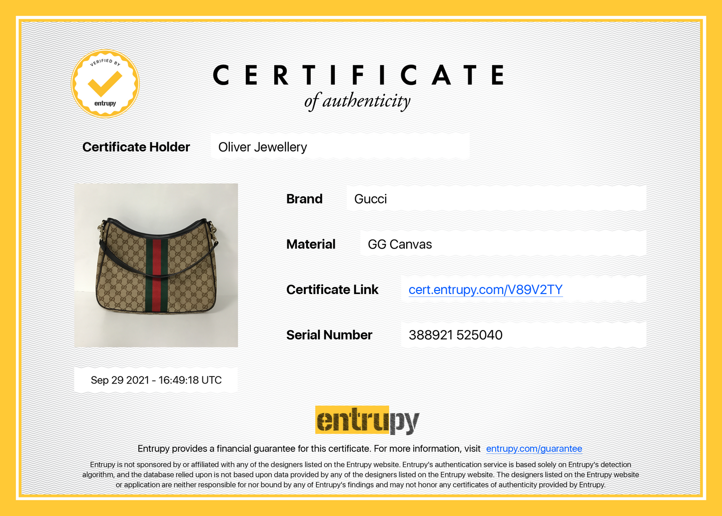 Gucci GG Canvas Web Shoulder Bag