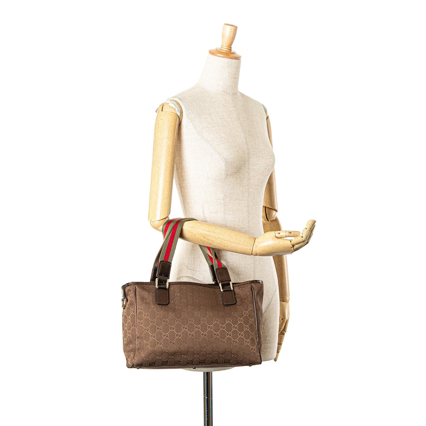 Gucci GG Canvas Web Tote