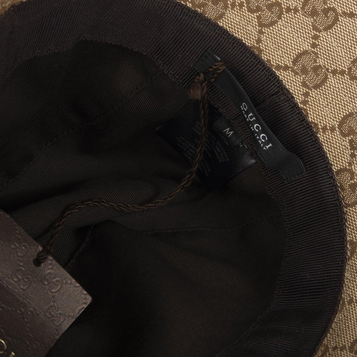 Gucci GG Canvas Web-Trimmed Bucket Hat, Size M