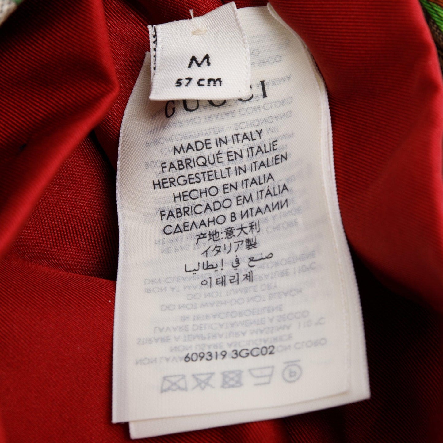 Gucci GG Flora Print Silk Headband