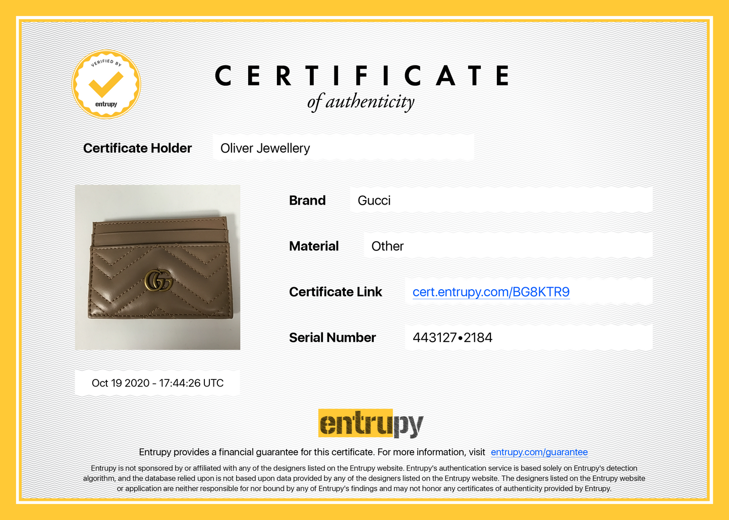 Gucci GG Marmont Card Case