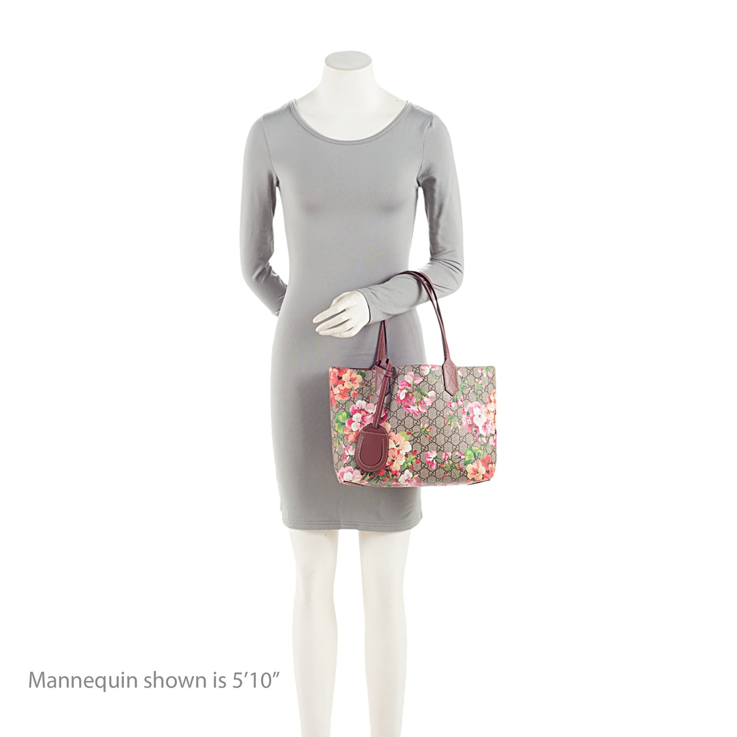 Gucci GG Supreme Blooms Reversible Small Tote (SHF-pljks3)