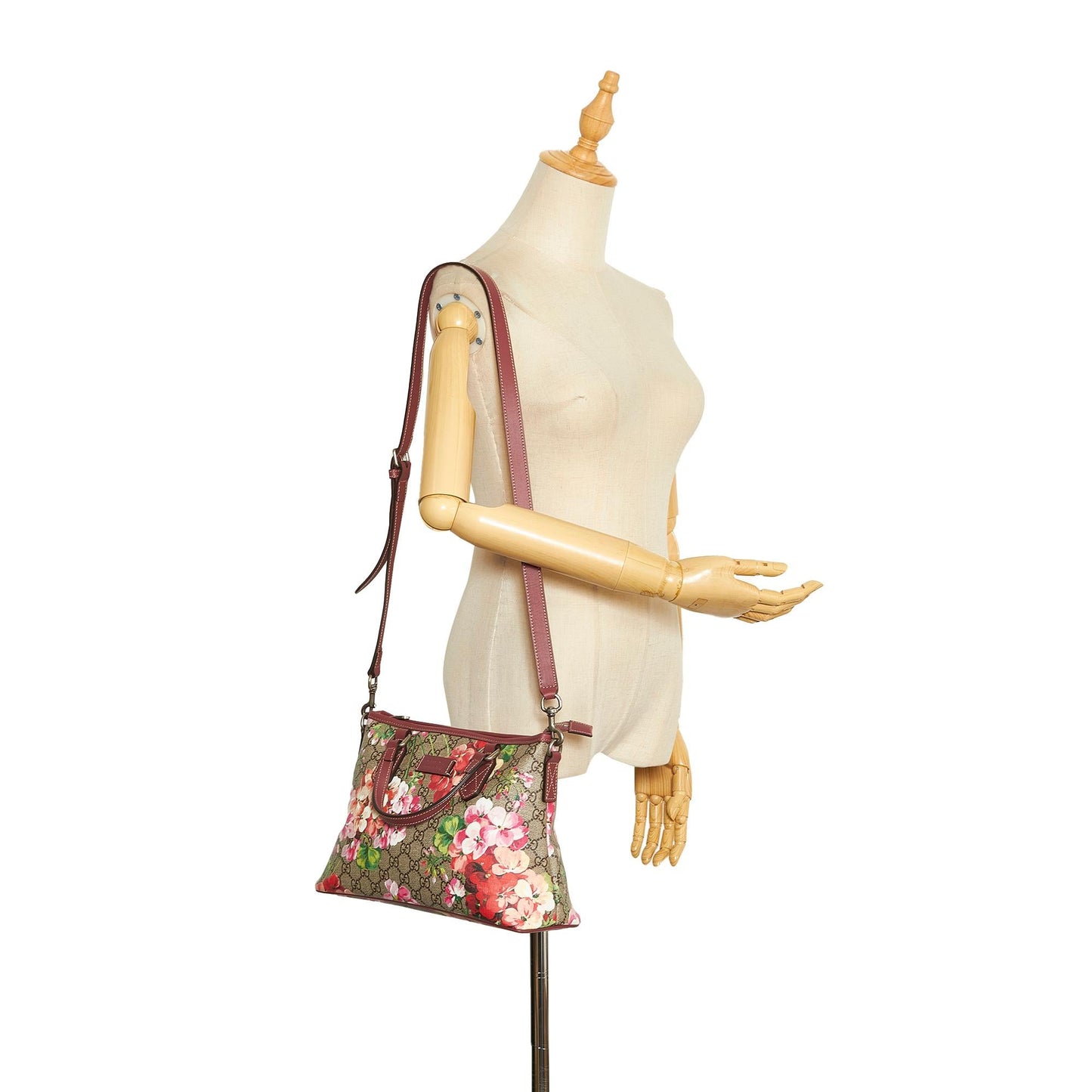 Gucci GG Supreme Blooms Satchel (SHG-ohCTZX)
