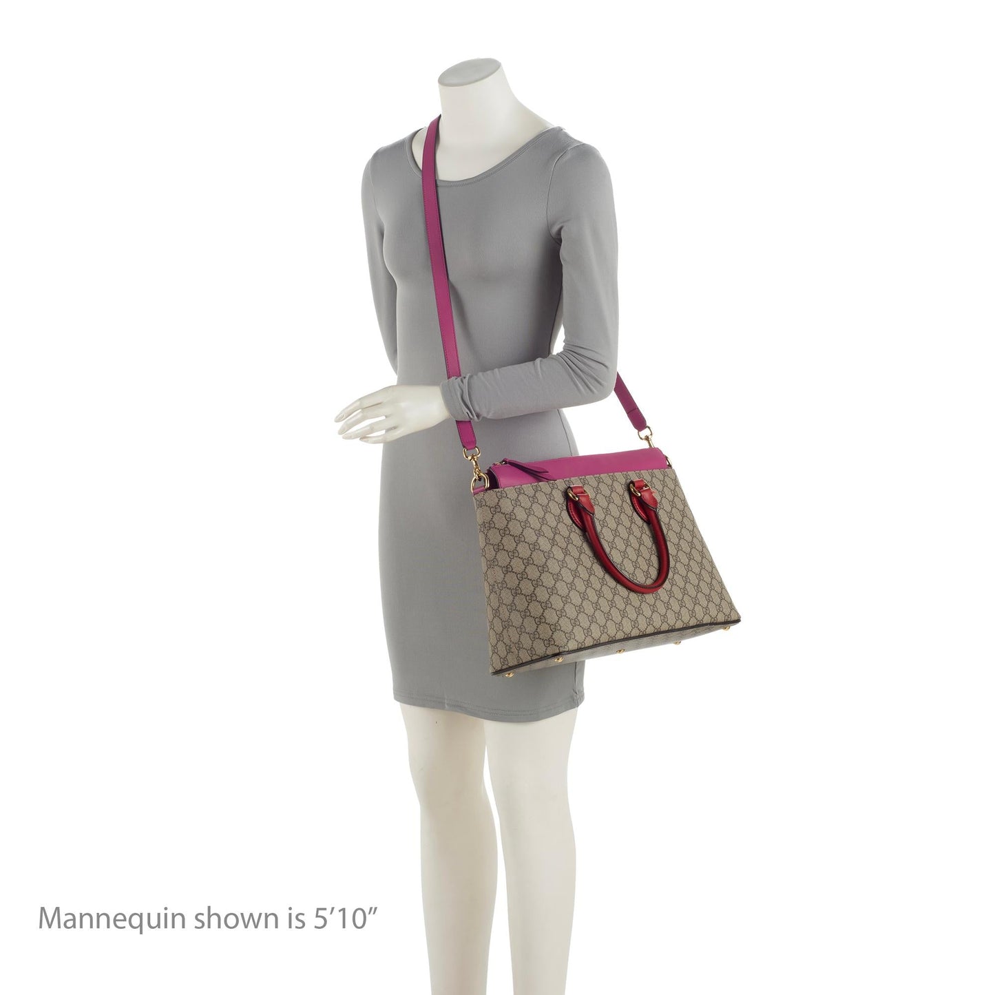 Gucci GG Supreme Large Zip Tote (SHF-23742)