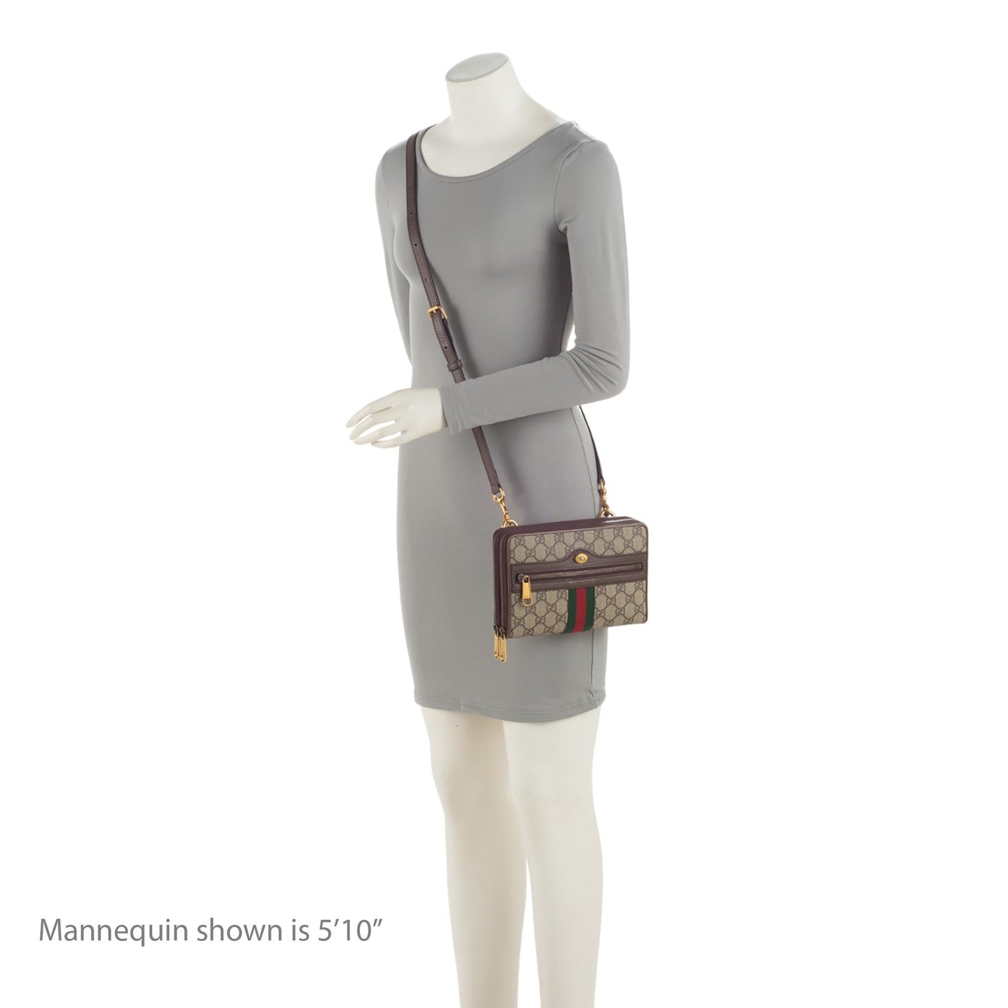 Gucci GG Supreme Ophidia Double Zip Crossbody Bag (SHF-kVk4Lq)