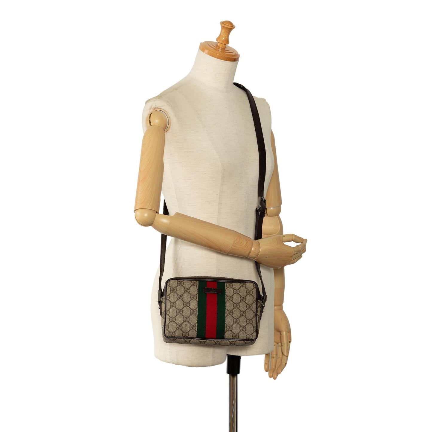 Gucci GG Supreme Web Crossbody (SHG-KGktw8)