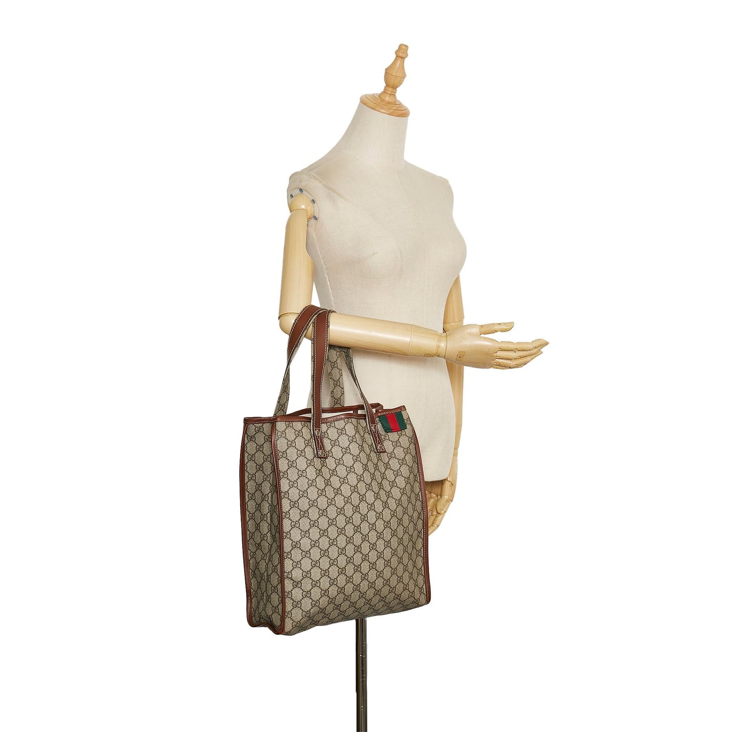 Gucci GG Supreme Web Loop Tote (SHG-35387)