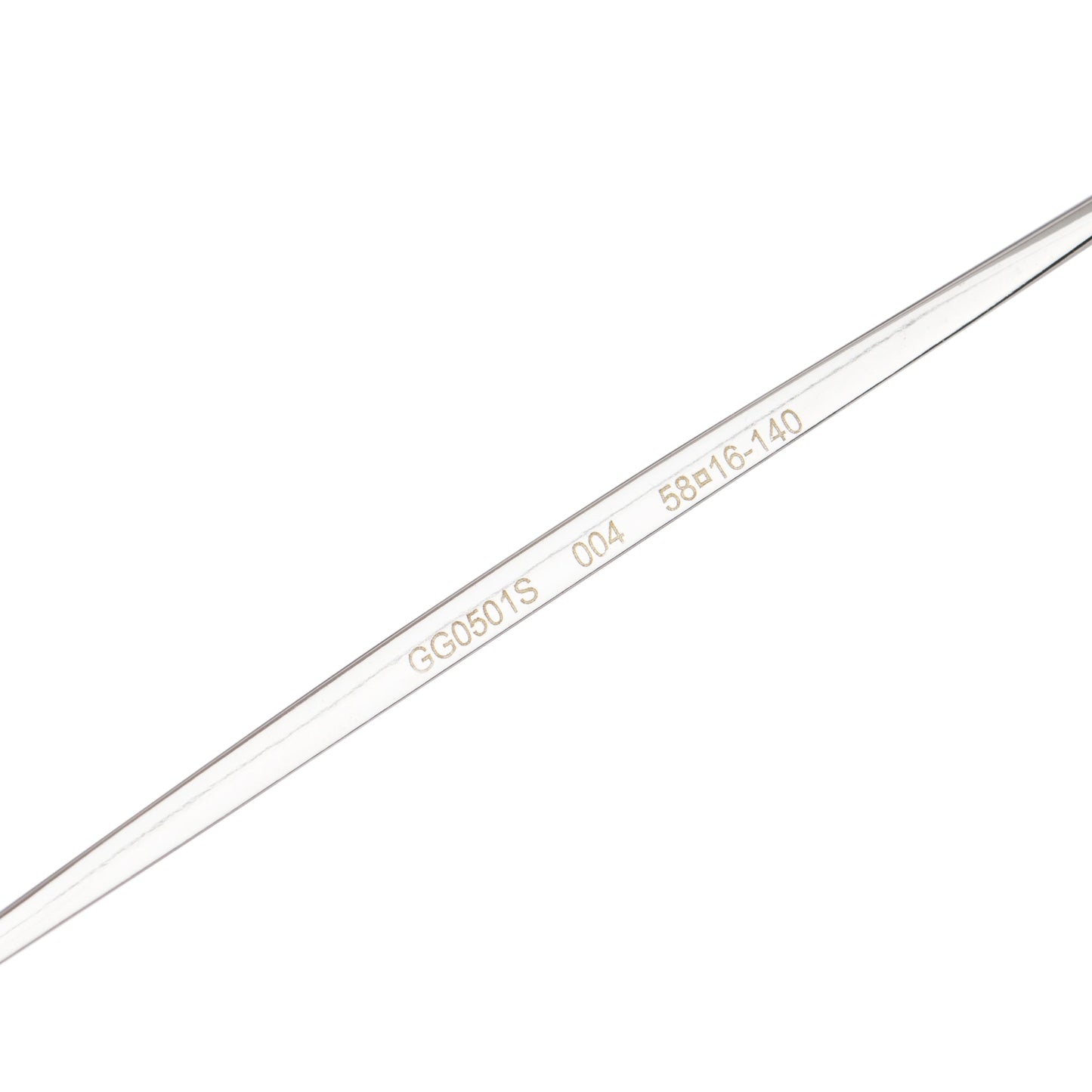 Gucci GG0501S Silver-Tone Metal Aviator Sunglasses
