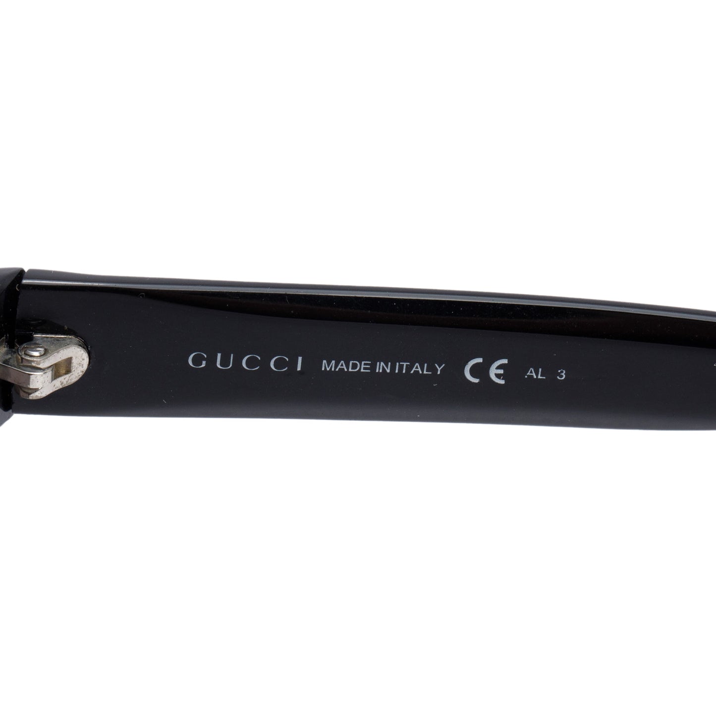 Gucci GG1000/S Black Diamantissima Acetate Square Sunglasses