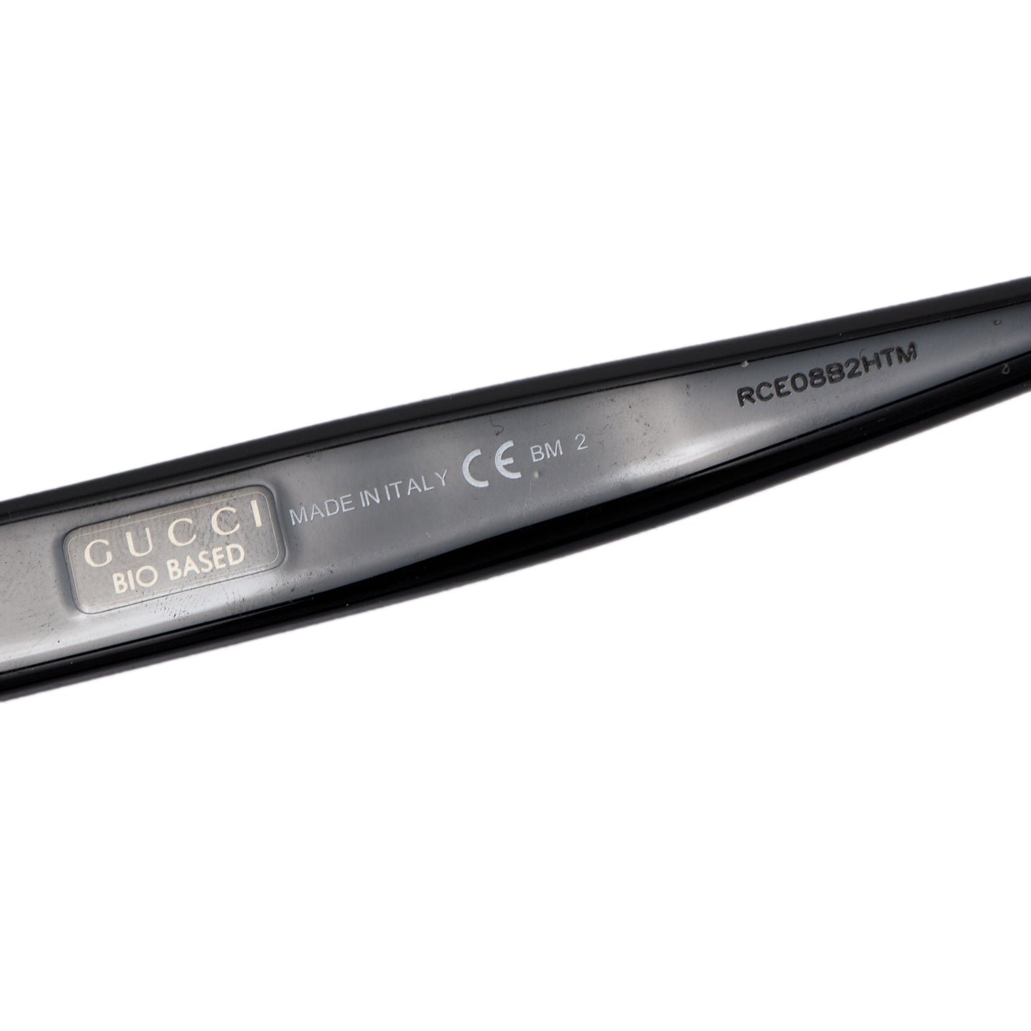 Gucci GG1088/S Black & Clear Acetate Round Sunglasses