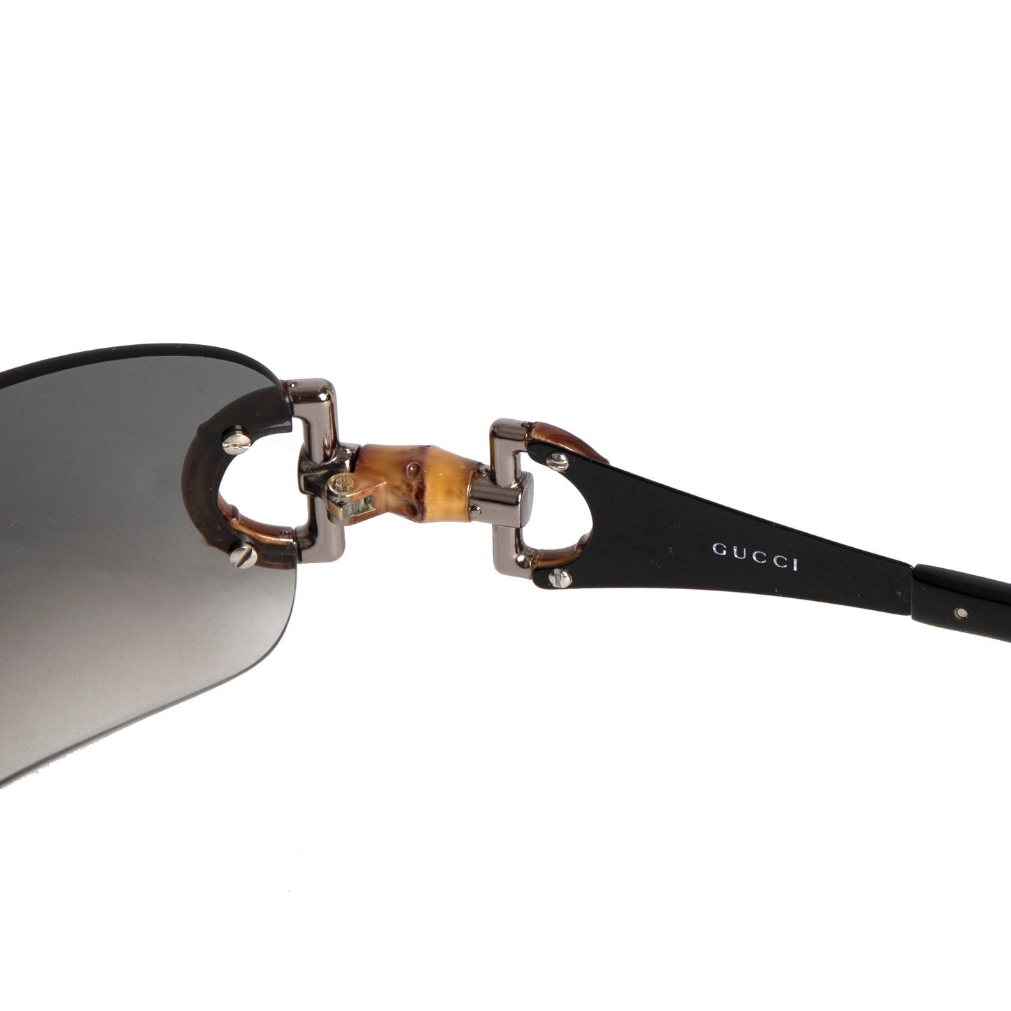 Gucci GG2801/S Vintage Bamboo Horsebit Shield Sunglasses