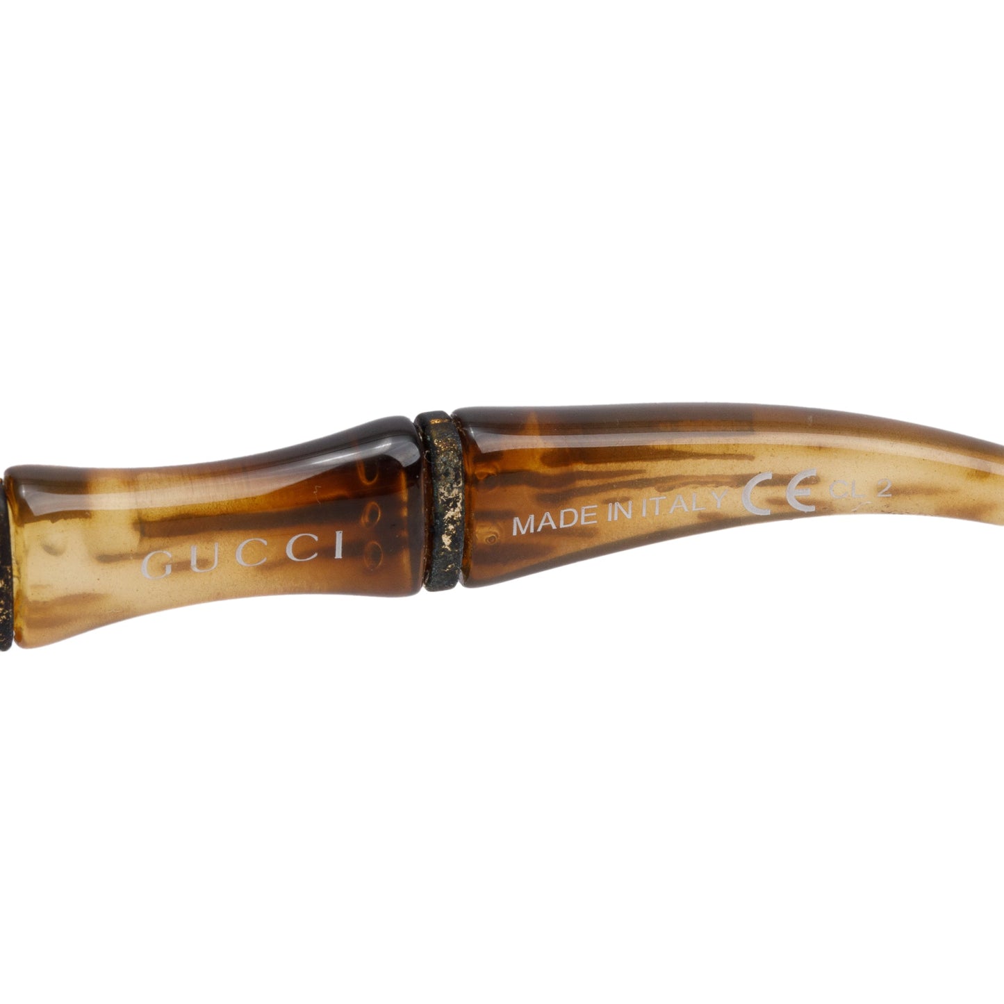 Gucci GG3508/S Brown Havana Acetate Bamboo Effect Sunglasses