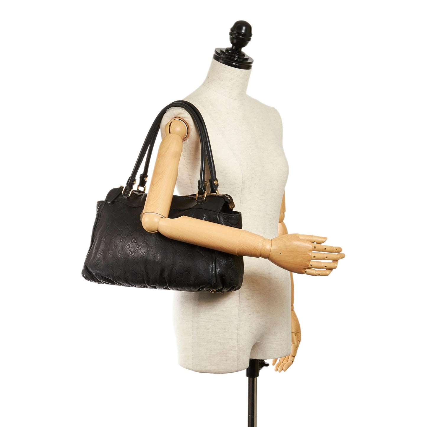 Gucci Guccissima Abbey D-Ring Shoulder Bag (SHG-30662)