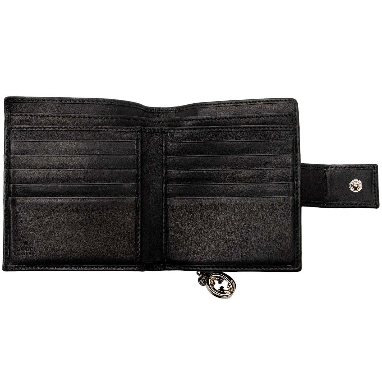 Gucci Guccissima Leather Twins French Wallet (SHF-cSvfdL)