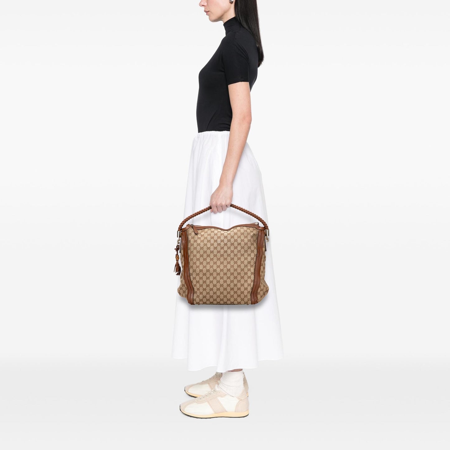Gucci Large GG Canvas Bella Tote