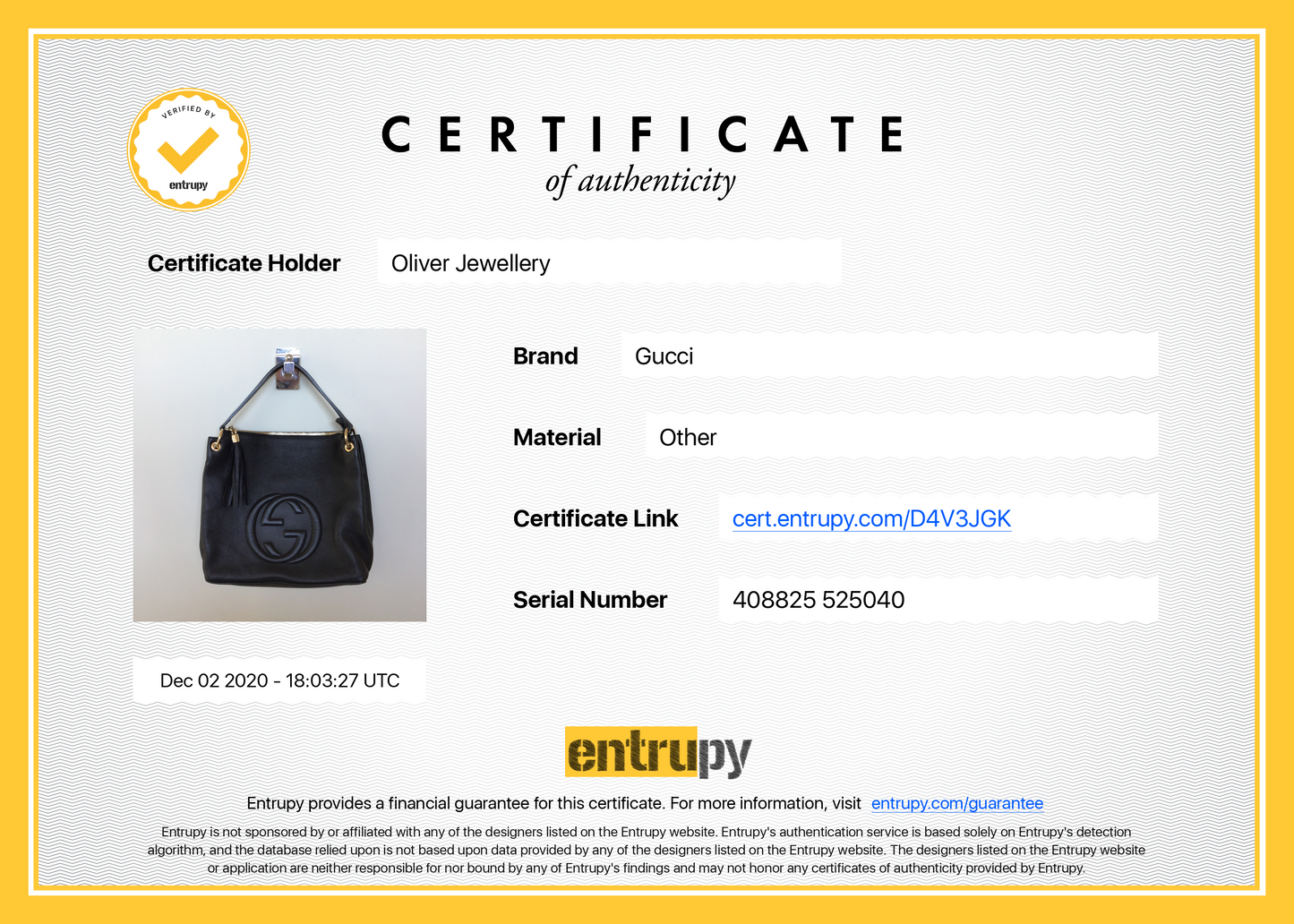 Gucci Large Soho Hobo Satchel