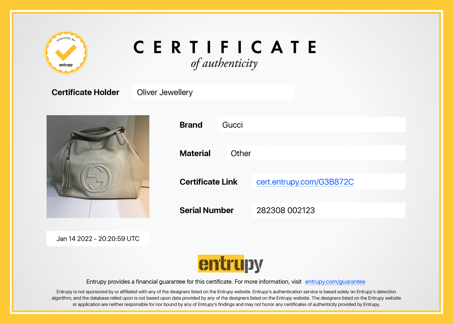 Gucci Large Soho Shoulder Bag
