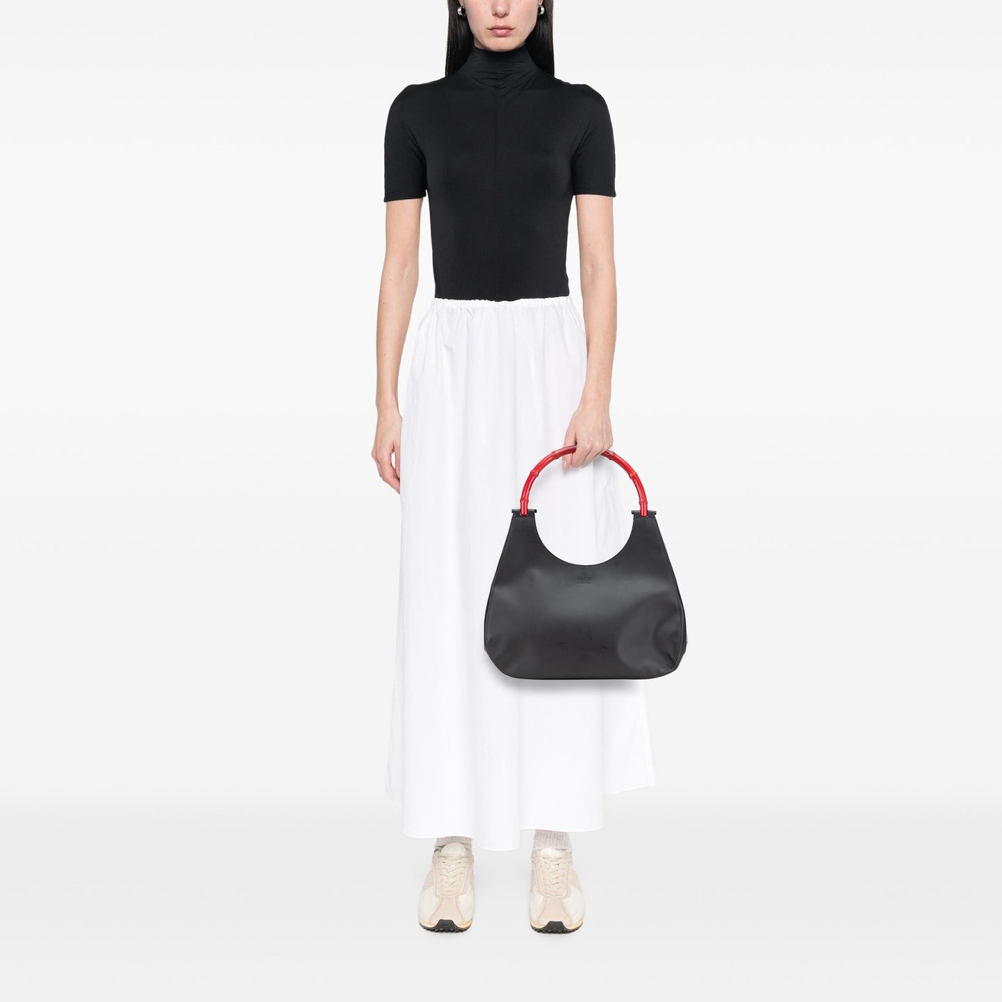 Gucci Leather Bamboo Handbag