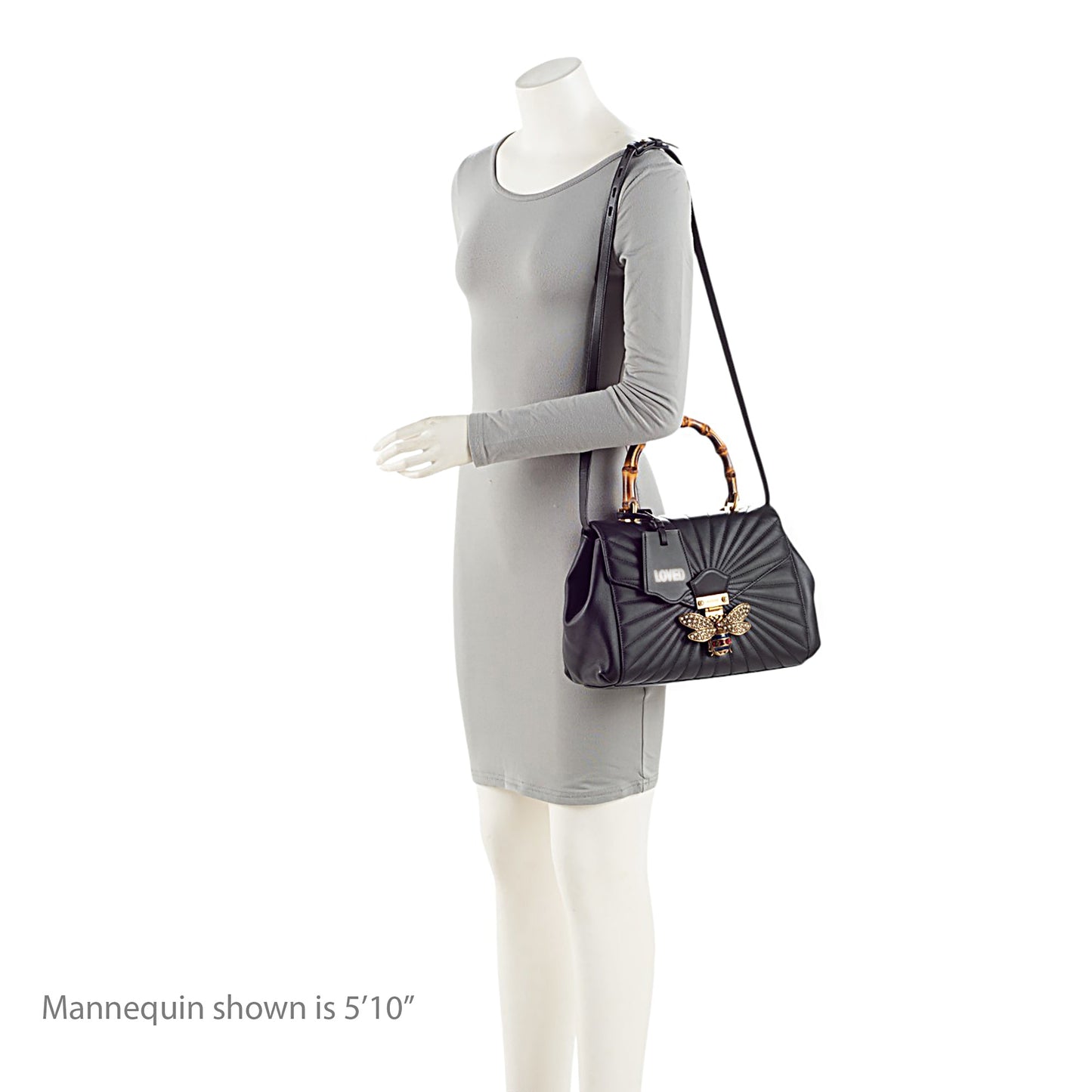 Gucci Leather Bamboo Queen Margaret Top Handle