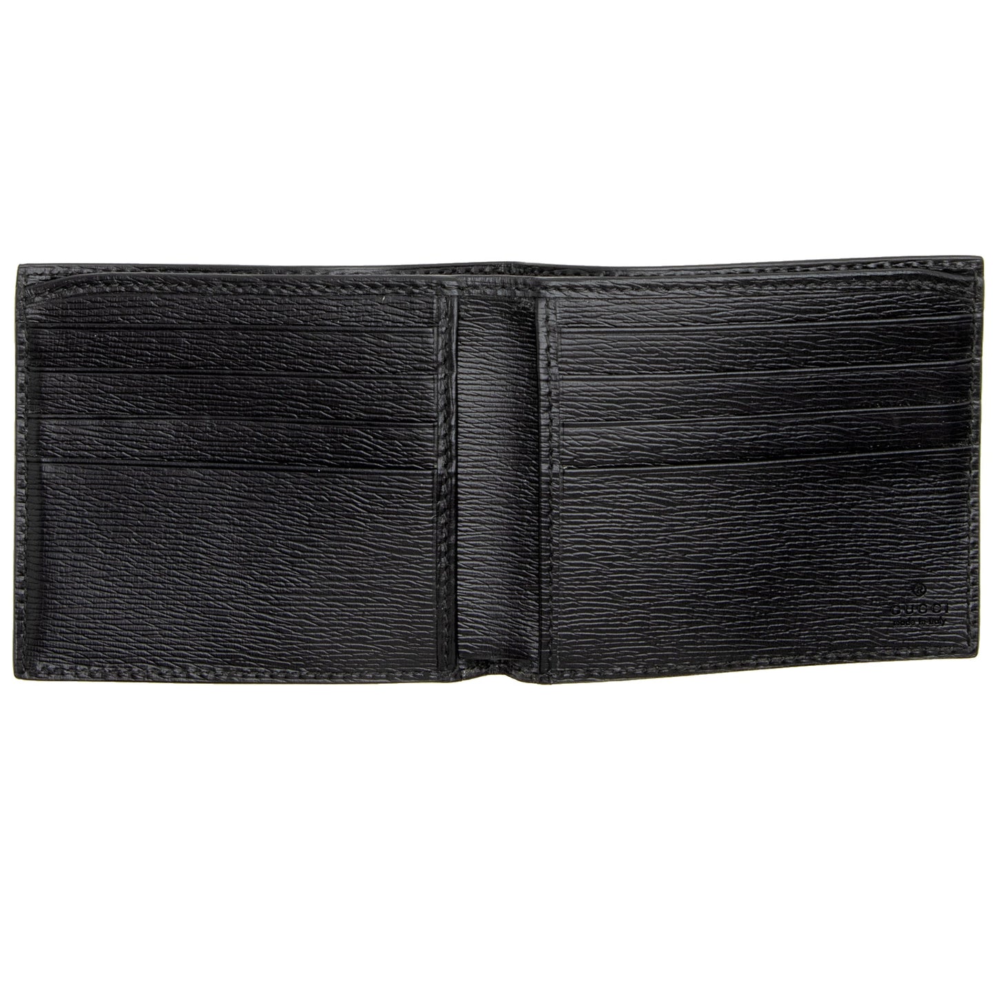 Gucci Leather Kingsnake Bi-Fold Wallet (SHF-22956)