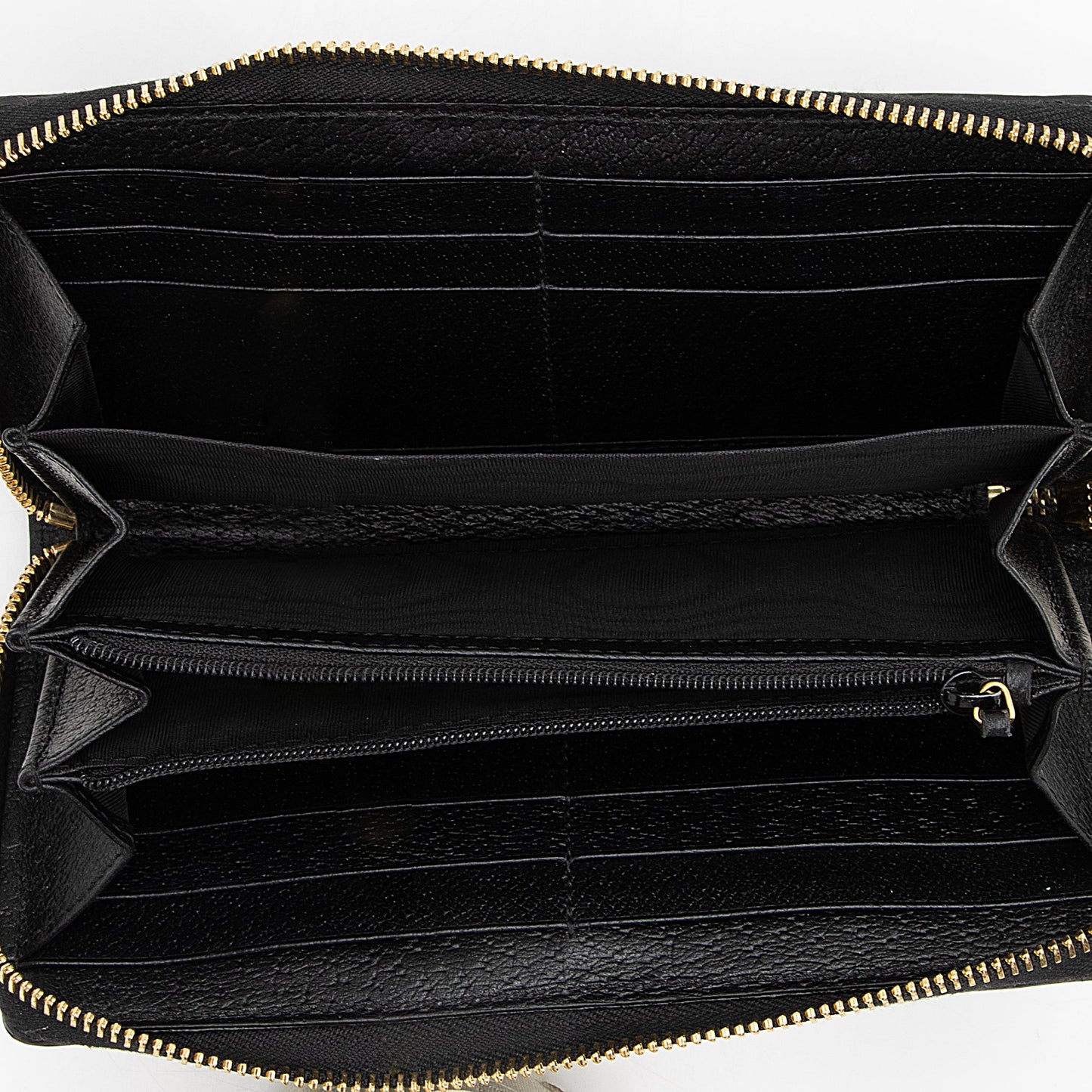 Gucci Leather Ophidia Zip Around Wallet (SHF-22953)