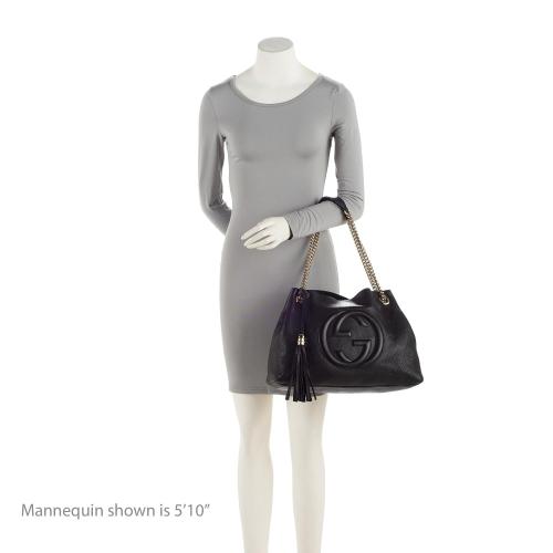 Gucci Leather Soho Medium Shoulder Bag (SHF-8jQb4S)