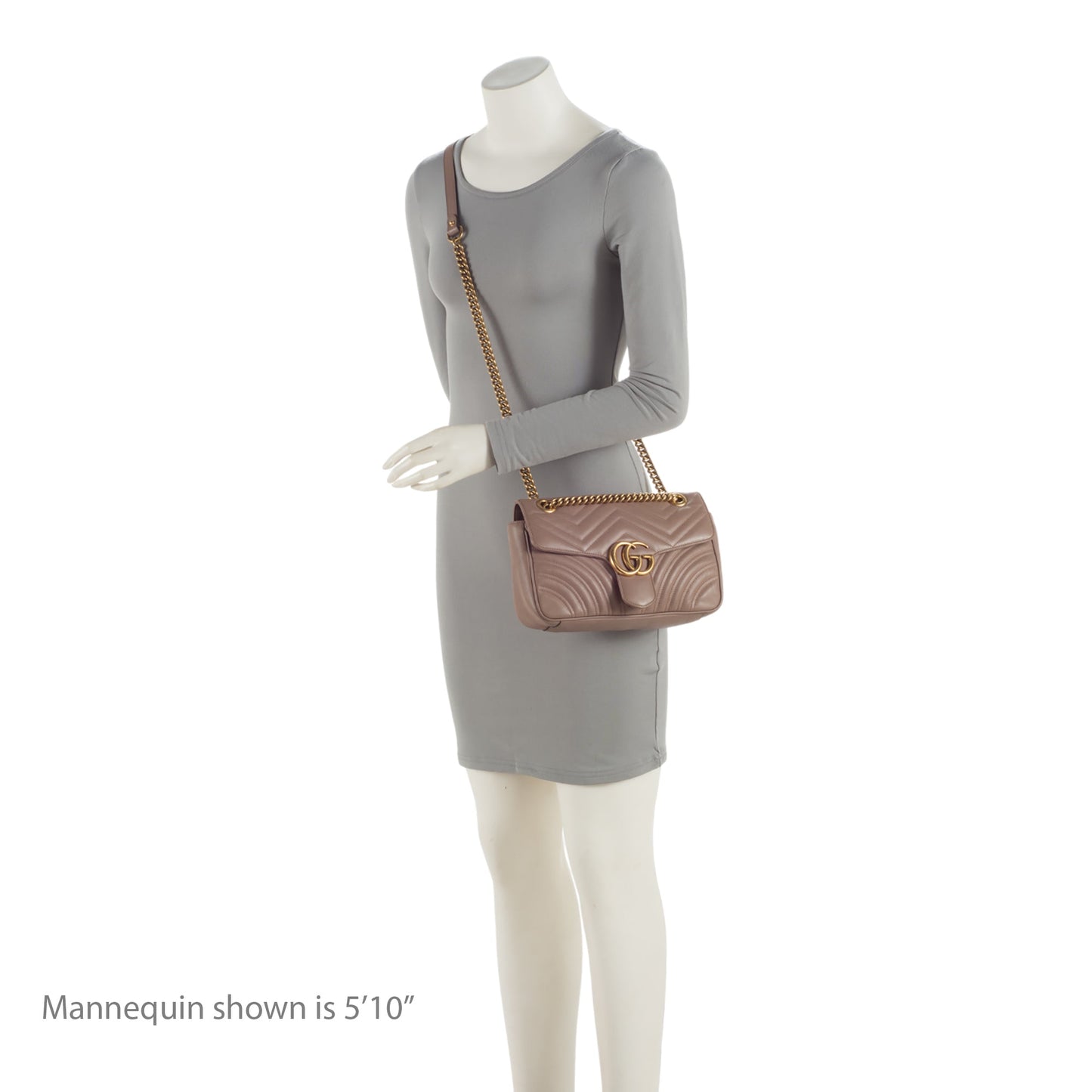 Gucci Matelasse Leather GG Marmont Small Flap Shoulder Bag (SHF-ydhtSa)
