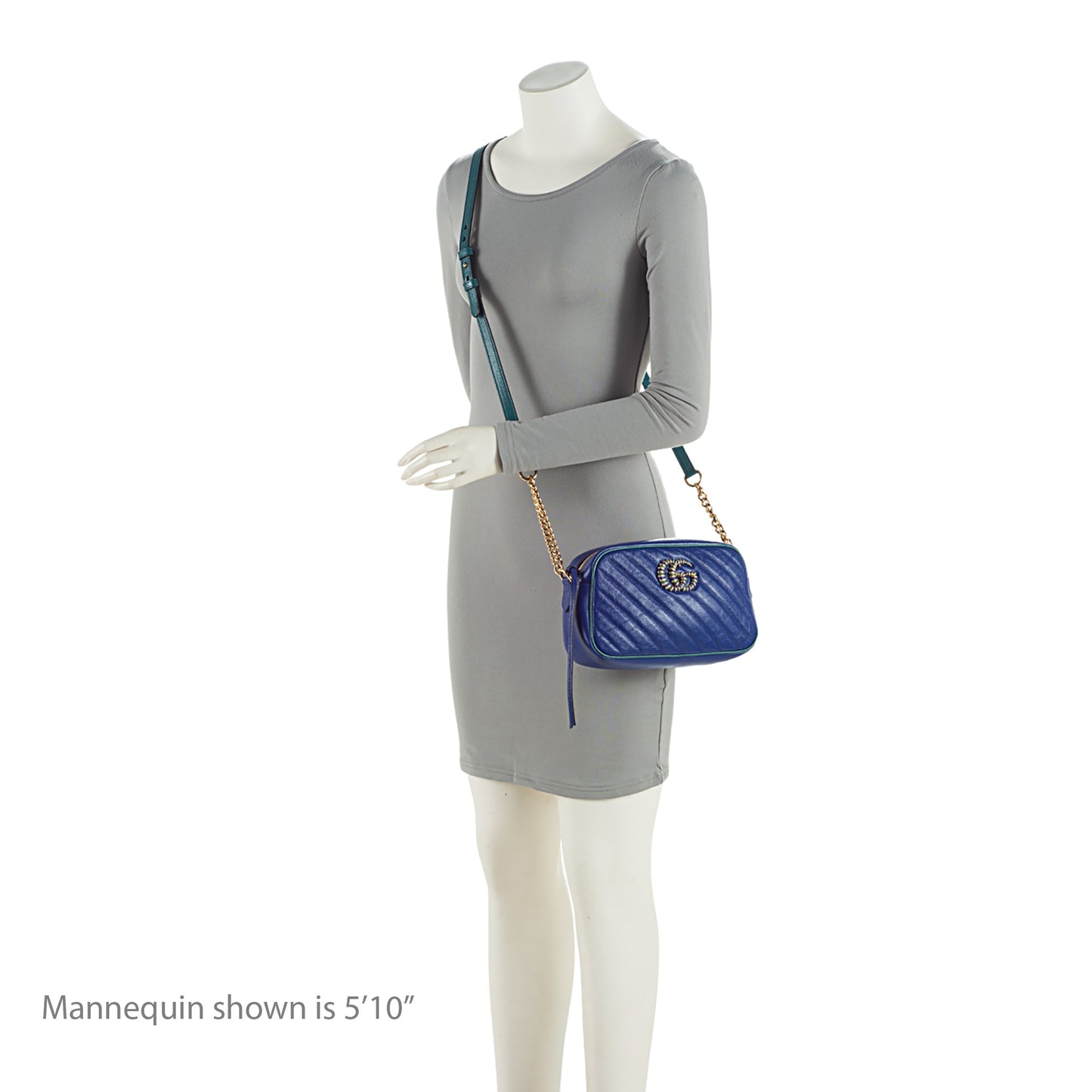 Gucci Matelasse Leather GG Marmont Small Torchon Shoulder Bag (SHF-D0Xe5c)