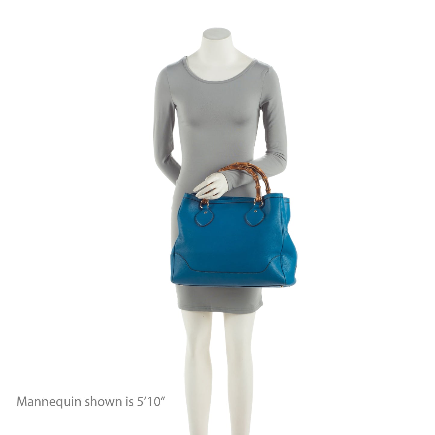 Gucci Leather Bamboo Diana Tote (SHF-duMfuS)