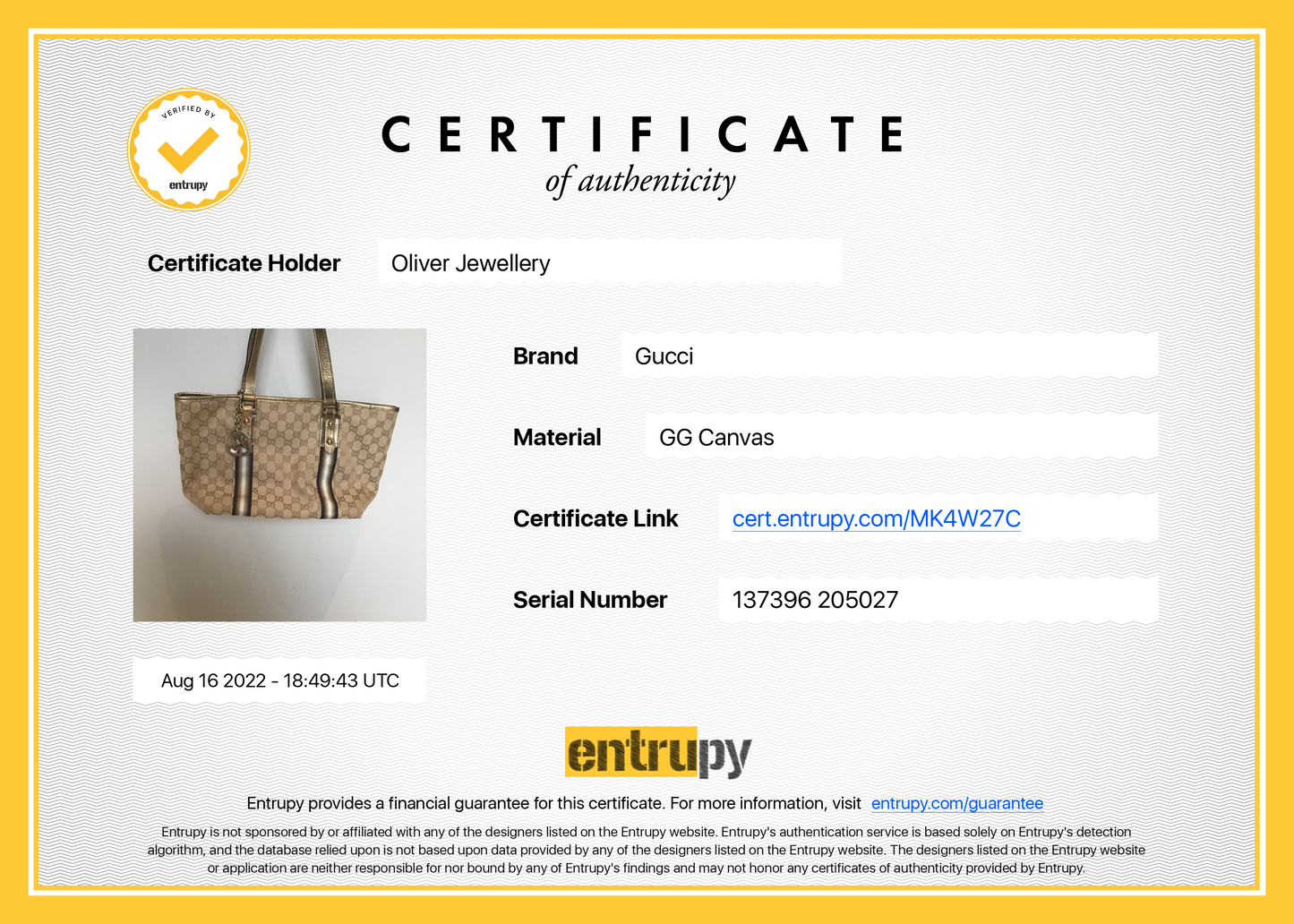 Gucci Medium GG Canvas Jolicoeur Tote