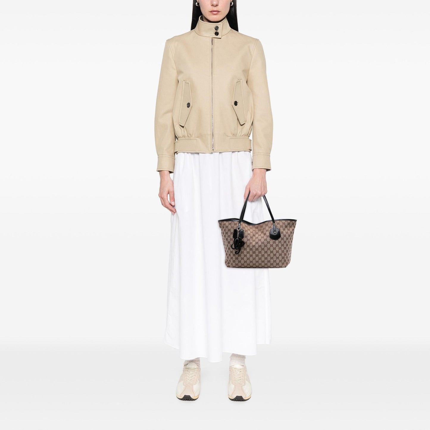Gucci Medium GG Canvas Jolie Tote