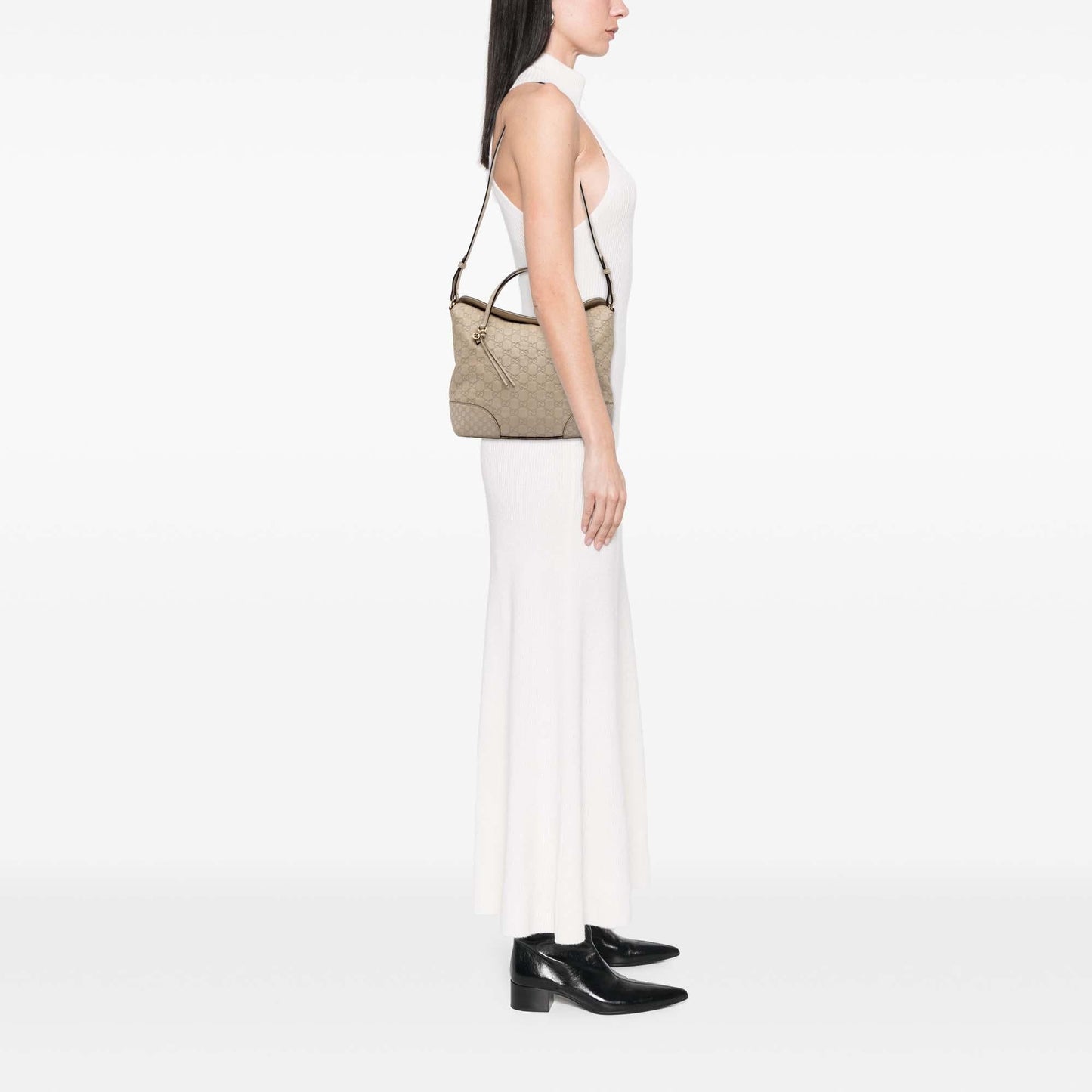 Gucci Medium Guccissima Bree Fold Over Tote