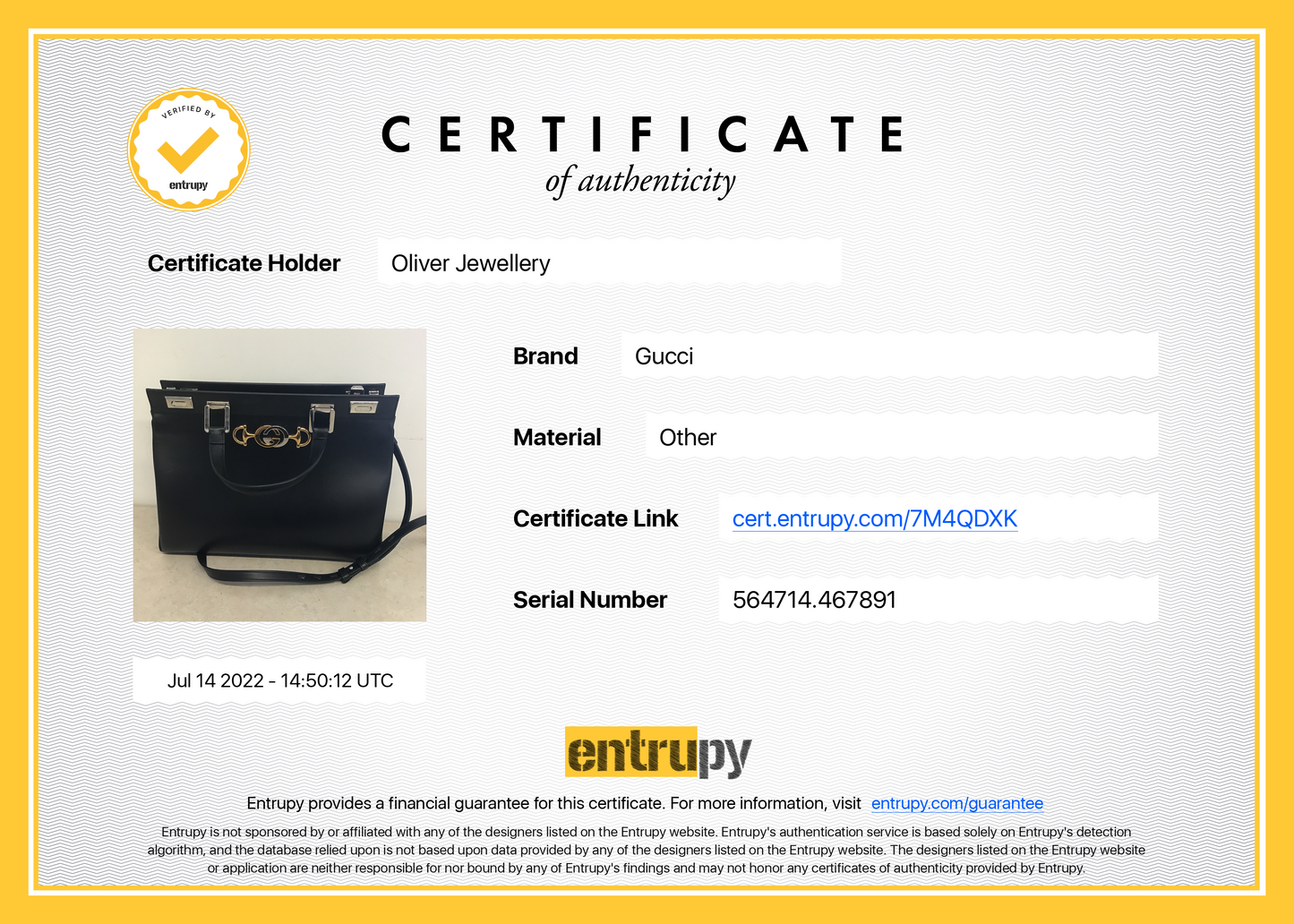 Gucci Medium Zumi Leather Top Handle Bag