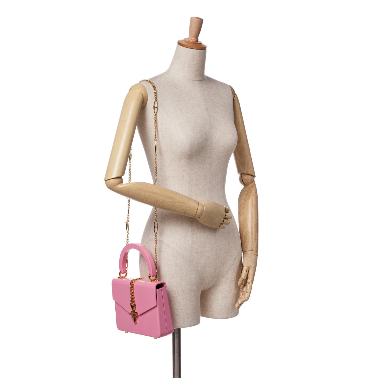 Gucci Mini Acrylic Sylvie 1969 Top Handle Bag