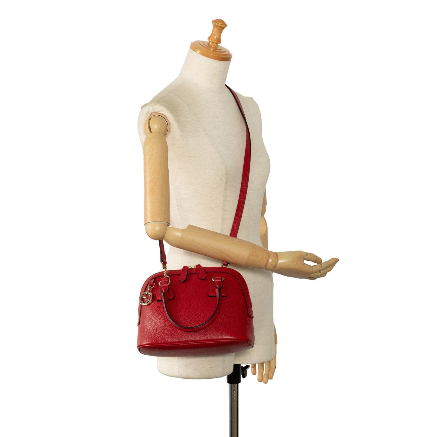 Gucci Mini GG Charm Dome Satchel (SHG-5aHUiP)