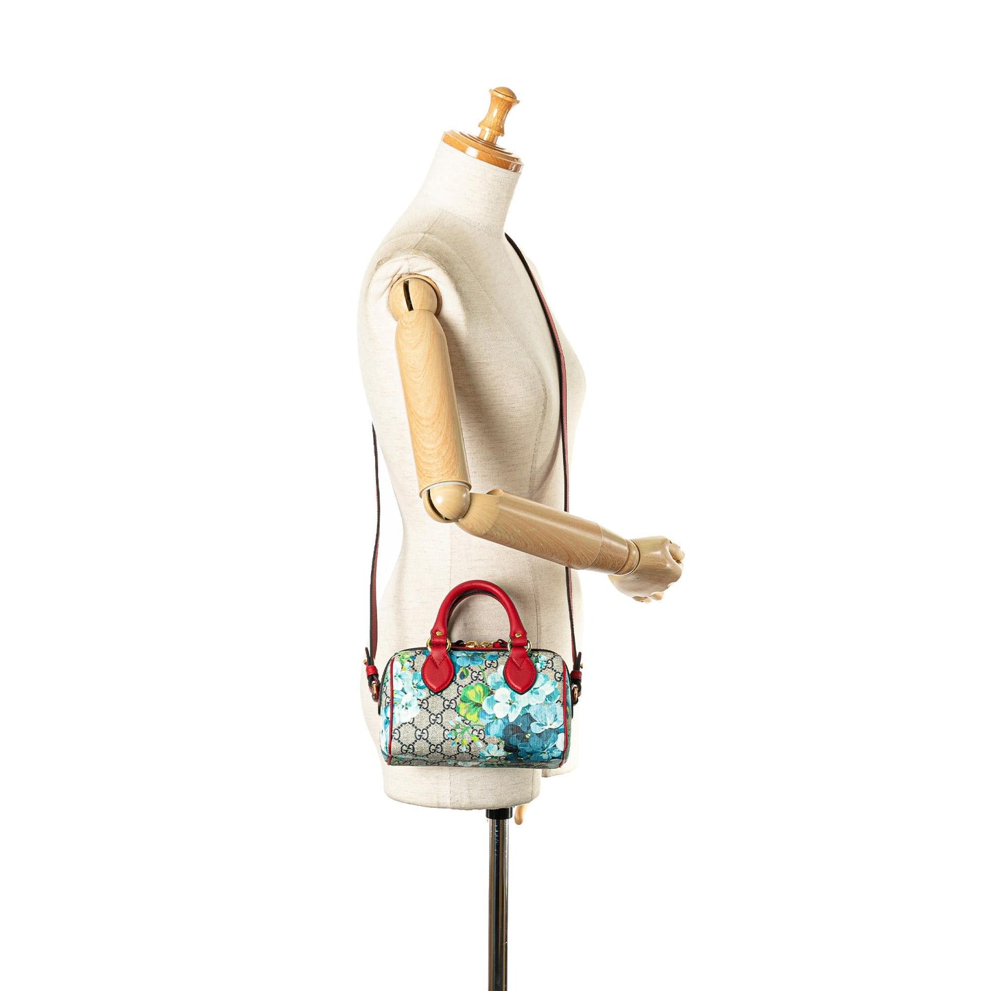 Gucci Mini GG Supreme Blooms Boston (SHG-HVA2nl)