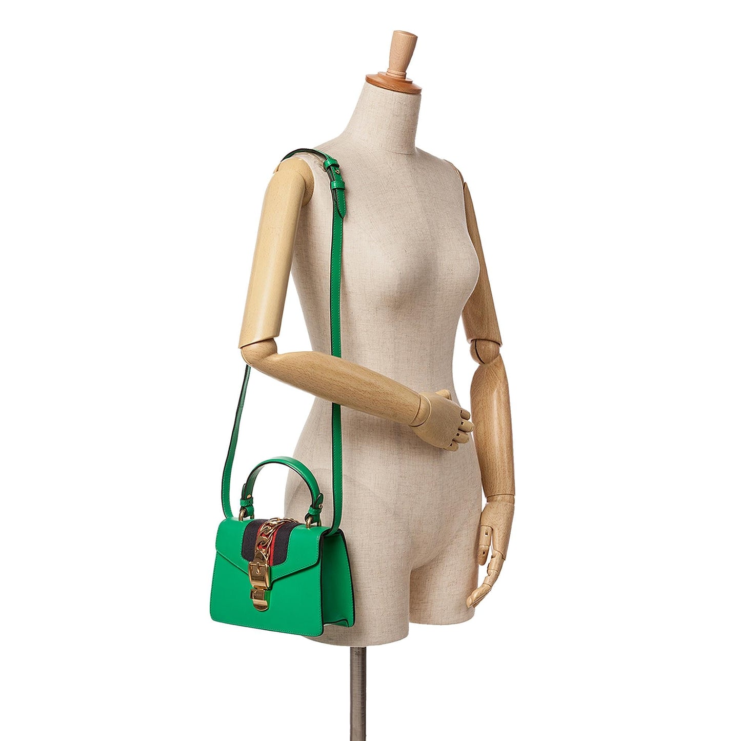 Gucci Mini Leather Sylvie Satchel
