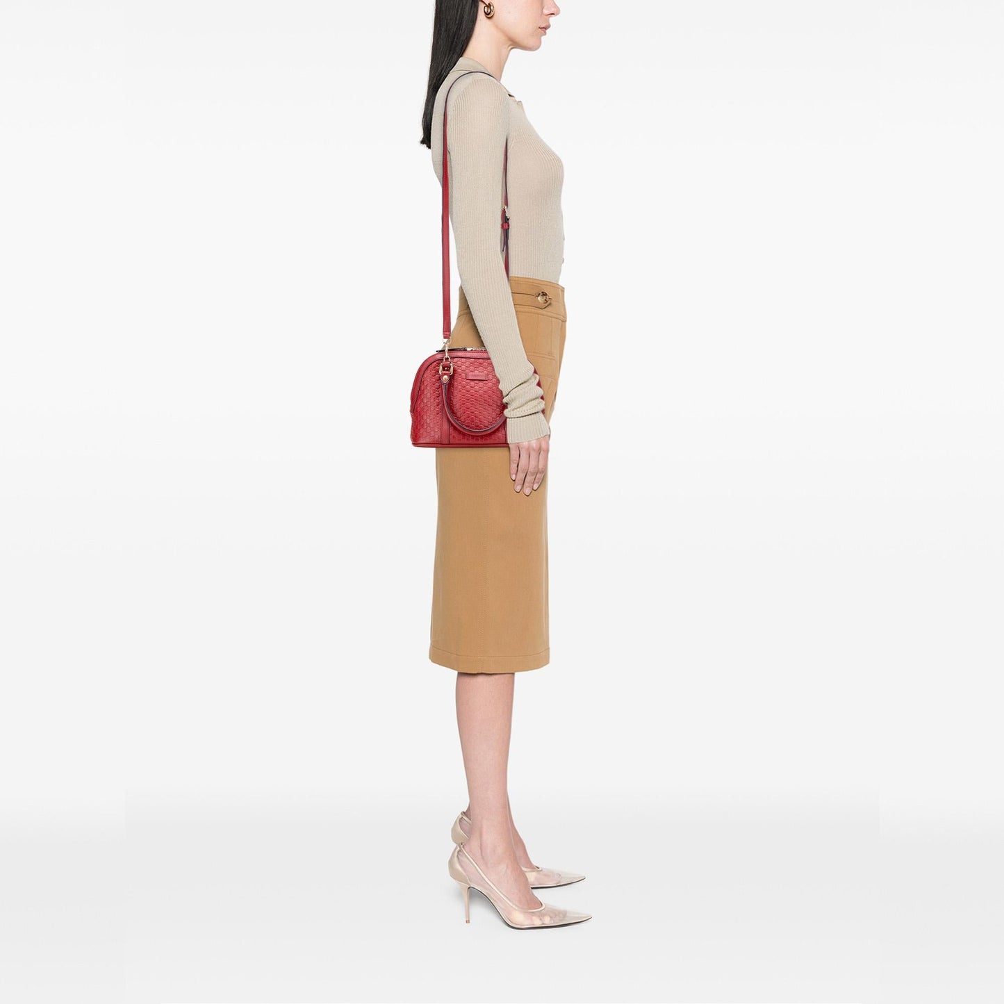 Gucci Mini Microguccissima Dome Satchel