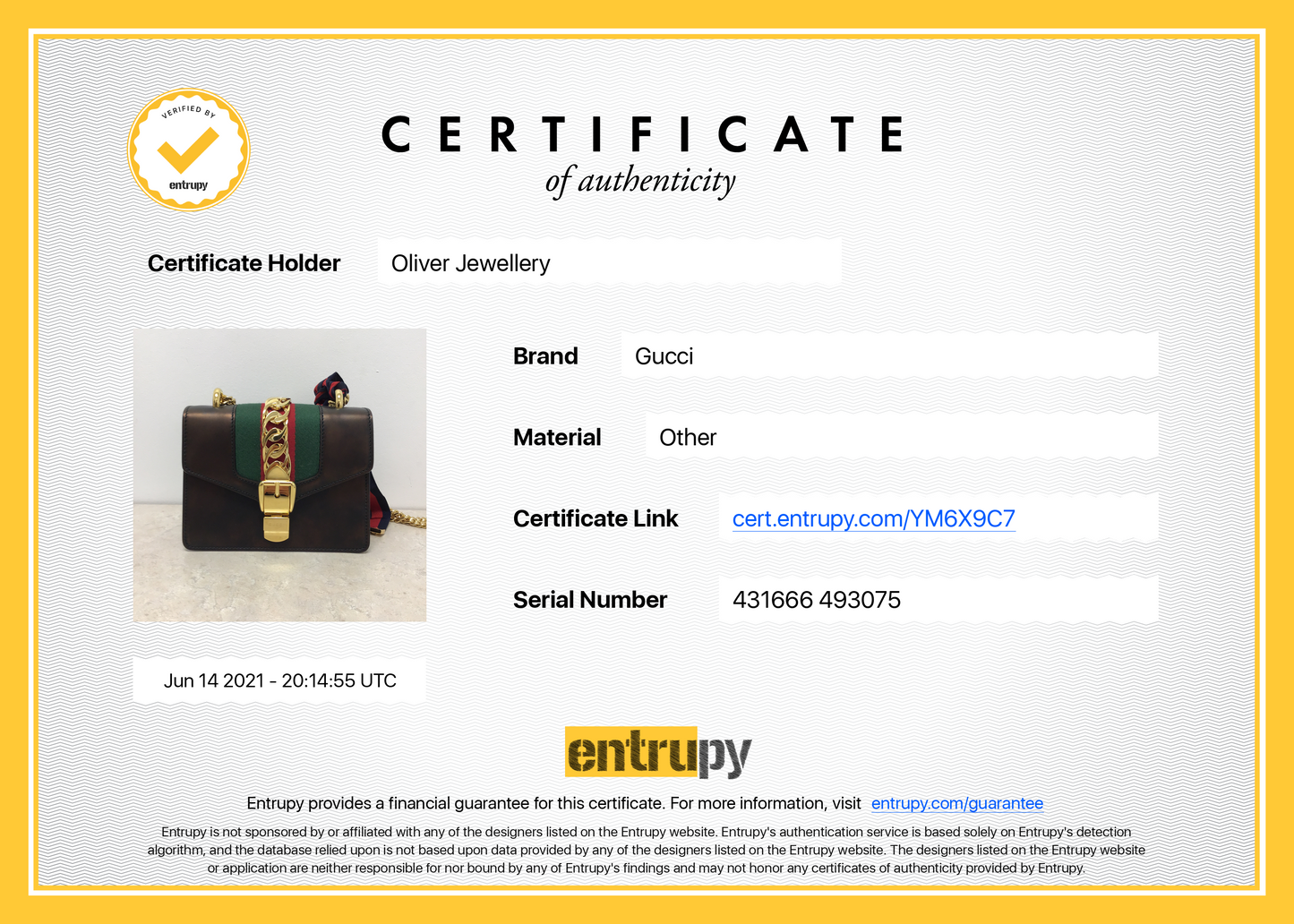 Gucci Mini Sylvie Chain Bag