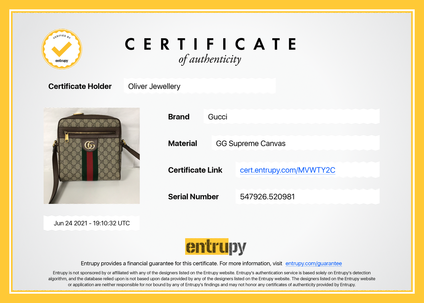 Gucci Ophidia GG Small Messenger Bag