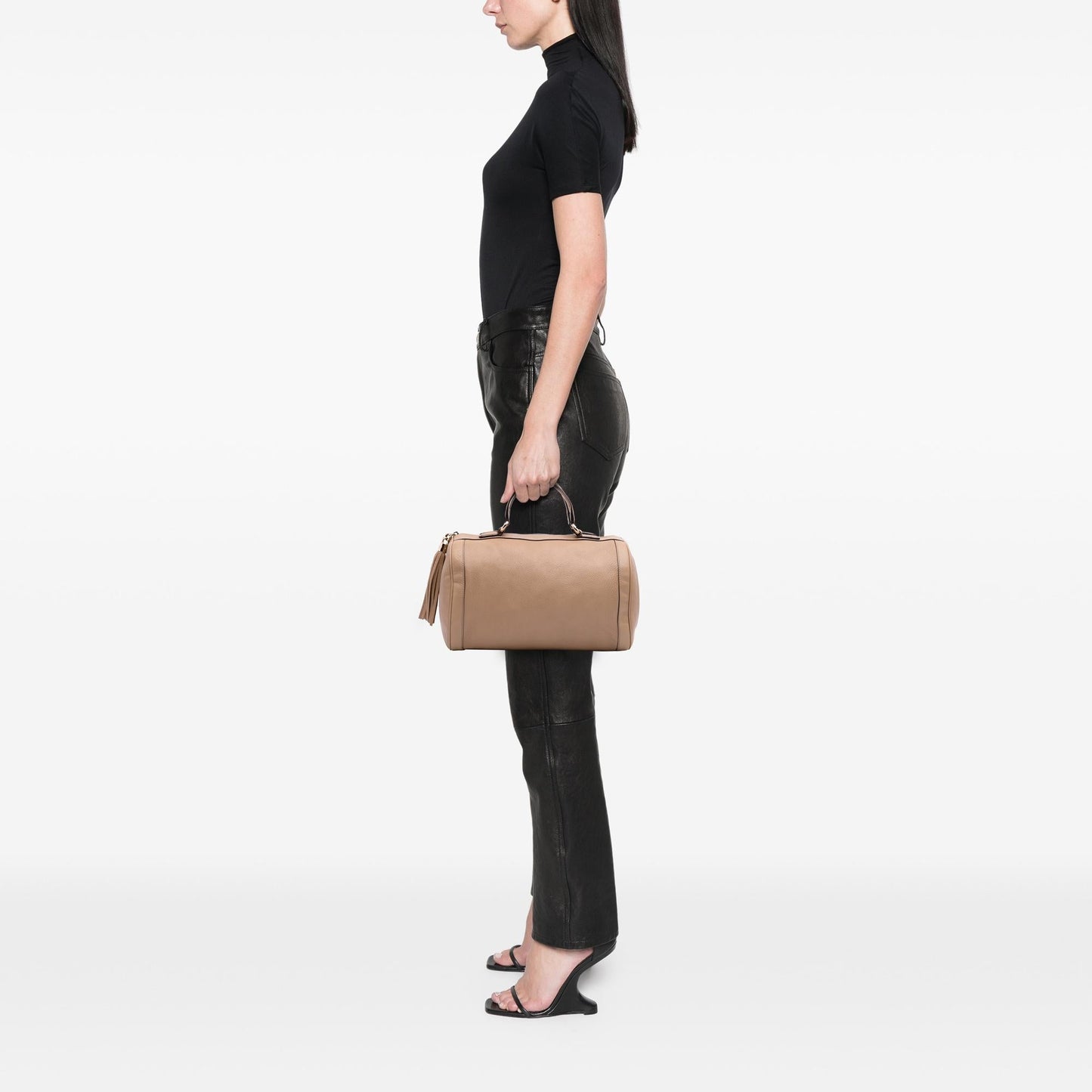Gucci Pebbled Calfskin Soho Cellarius Boston