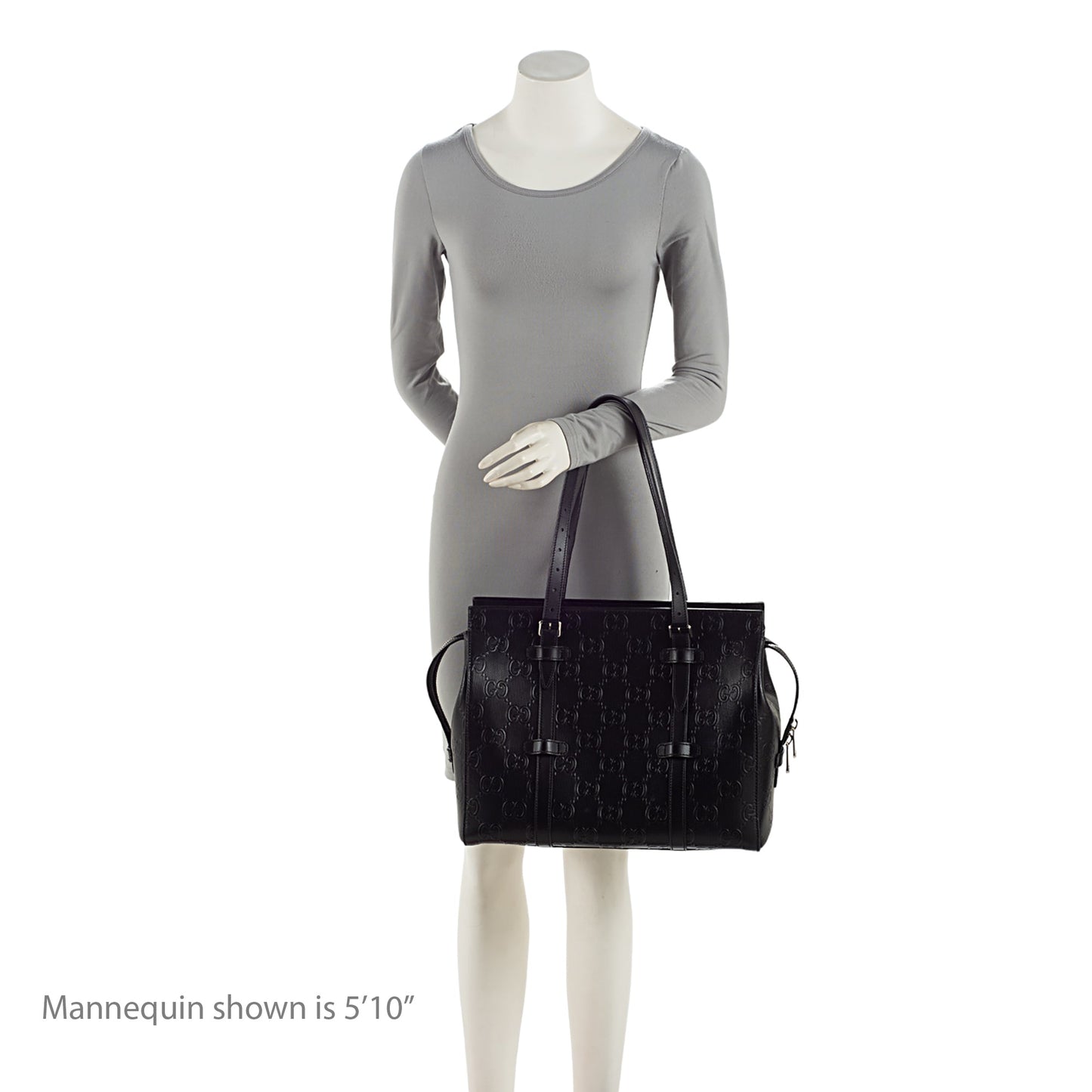Gucci Perforated GG Embossed Zip Tote (SHF-Rjdpkd)