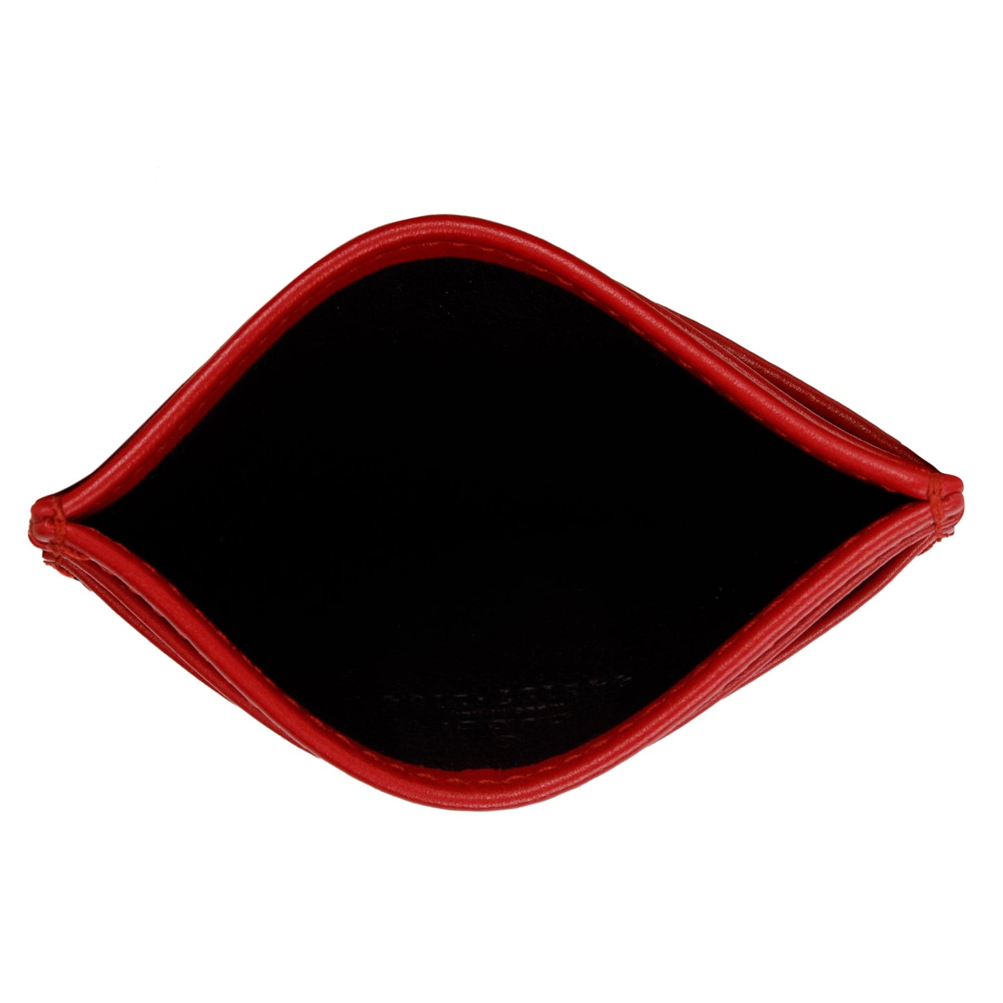 Gucci Red Calfskin Leather GG Marmont Card Holder
