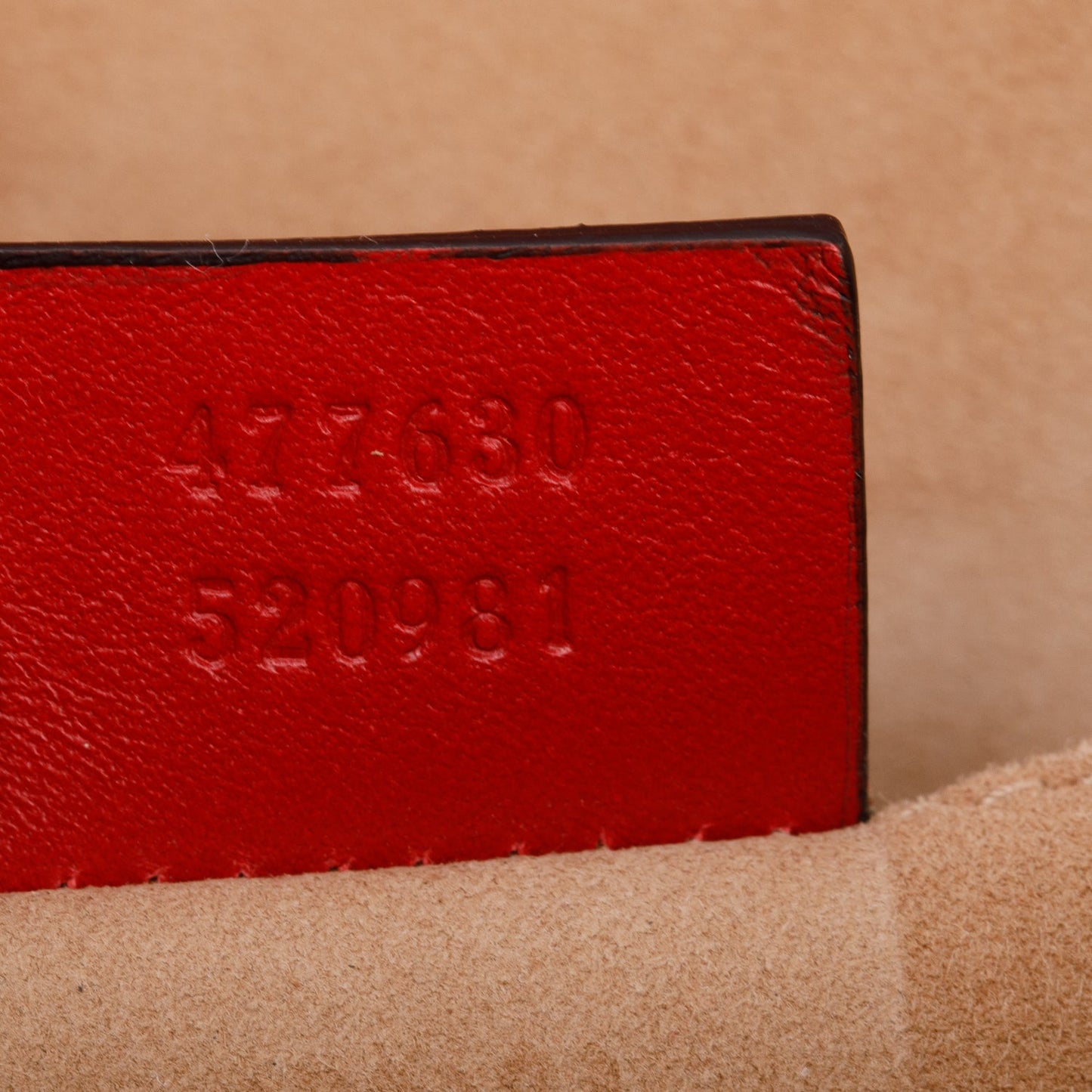 Gucci Red Calfskin Leather Web Maxi Sylvie Clutch