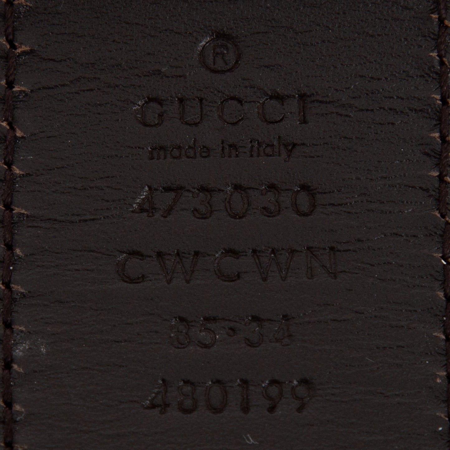 Gucci Reversible Gucci Signature Leather Belt